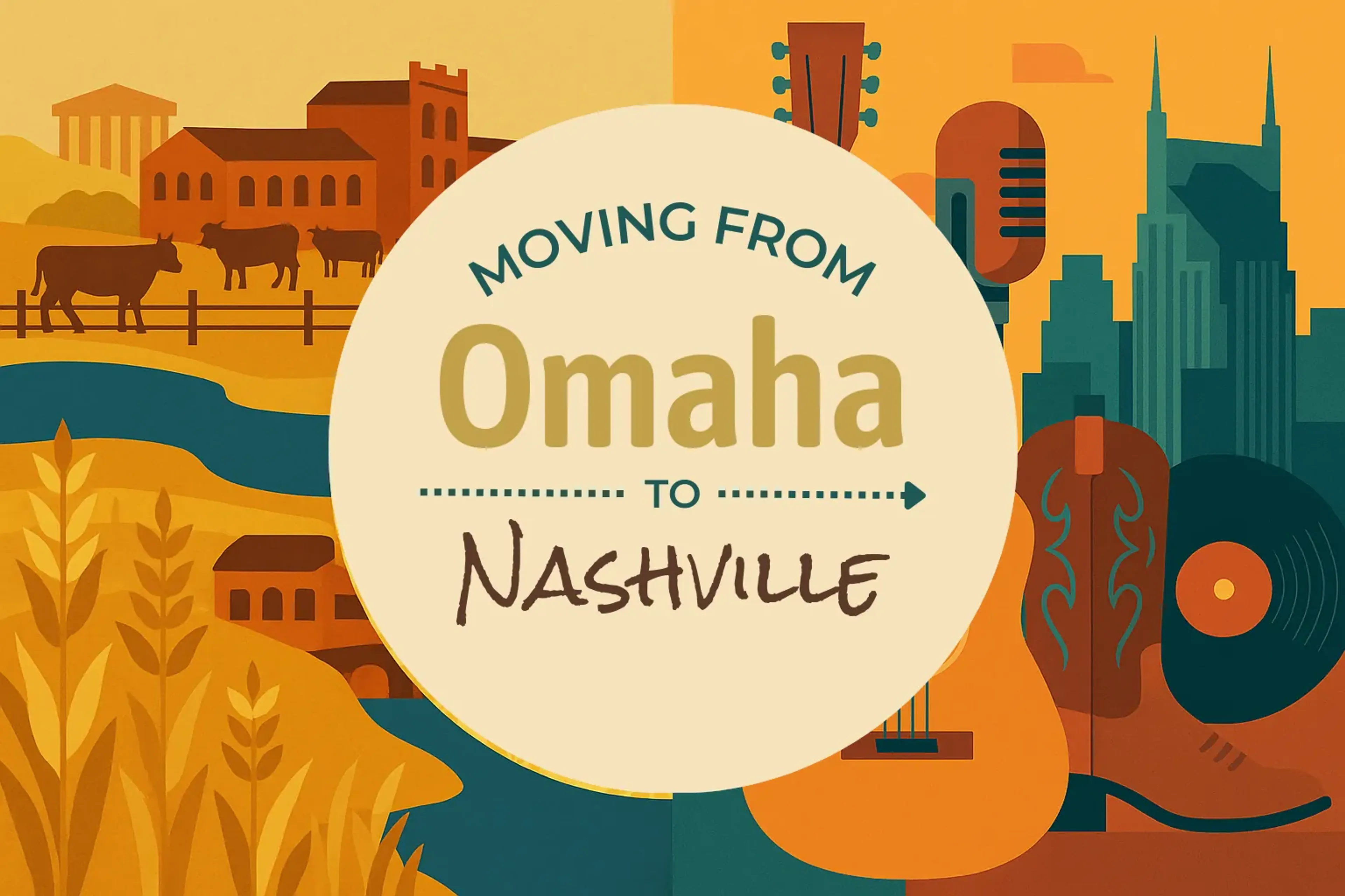 Side-by-side comparison of Omaha to Nashville moving companies