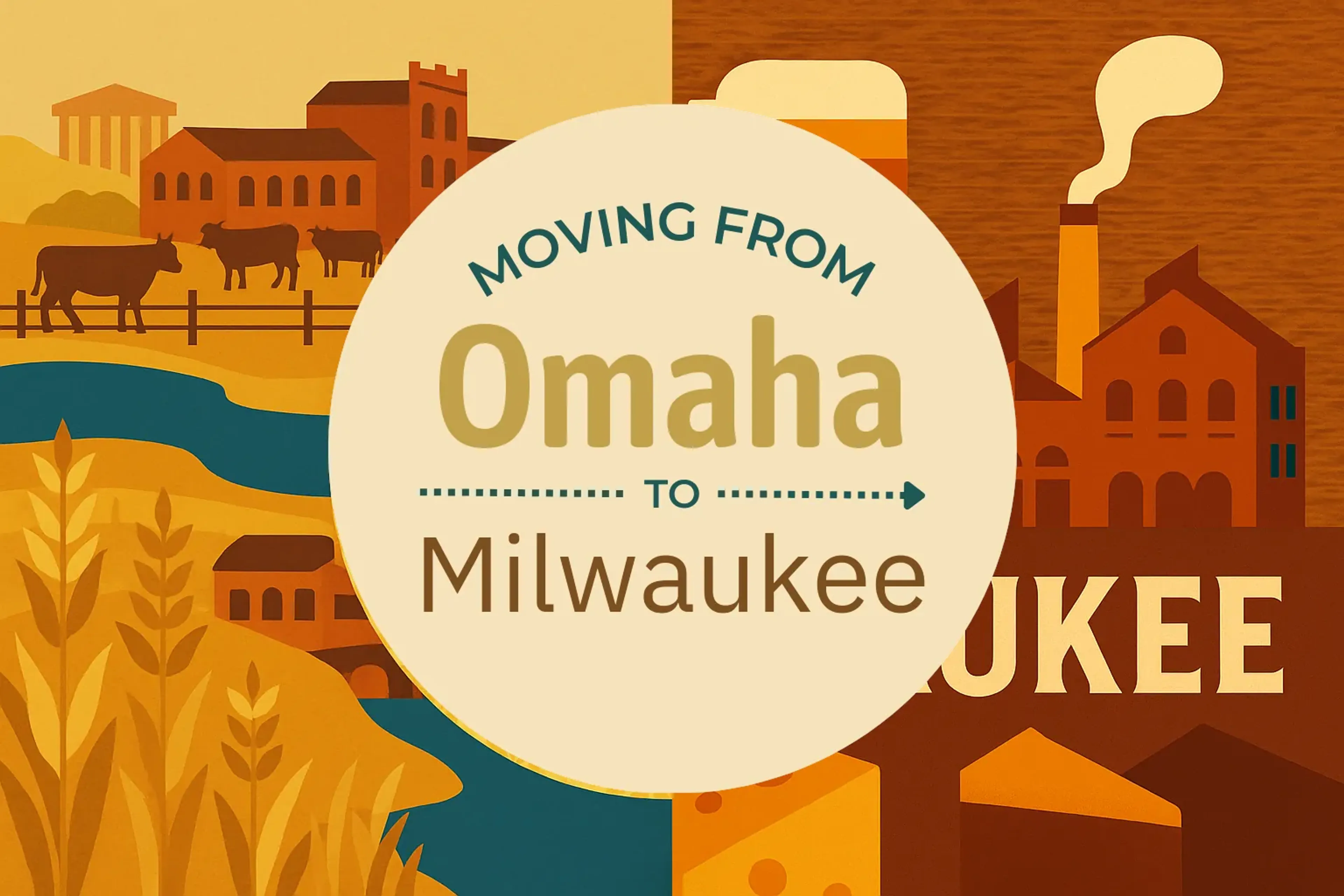 Side-by-side comparison of Omaha to Milwaukee moving companies