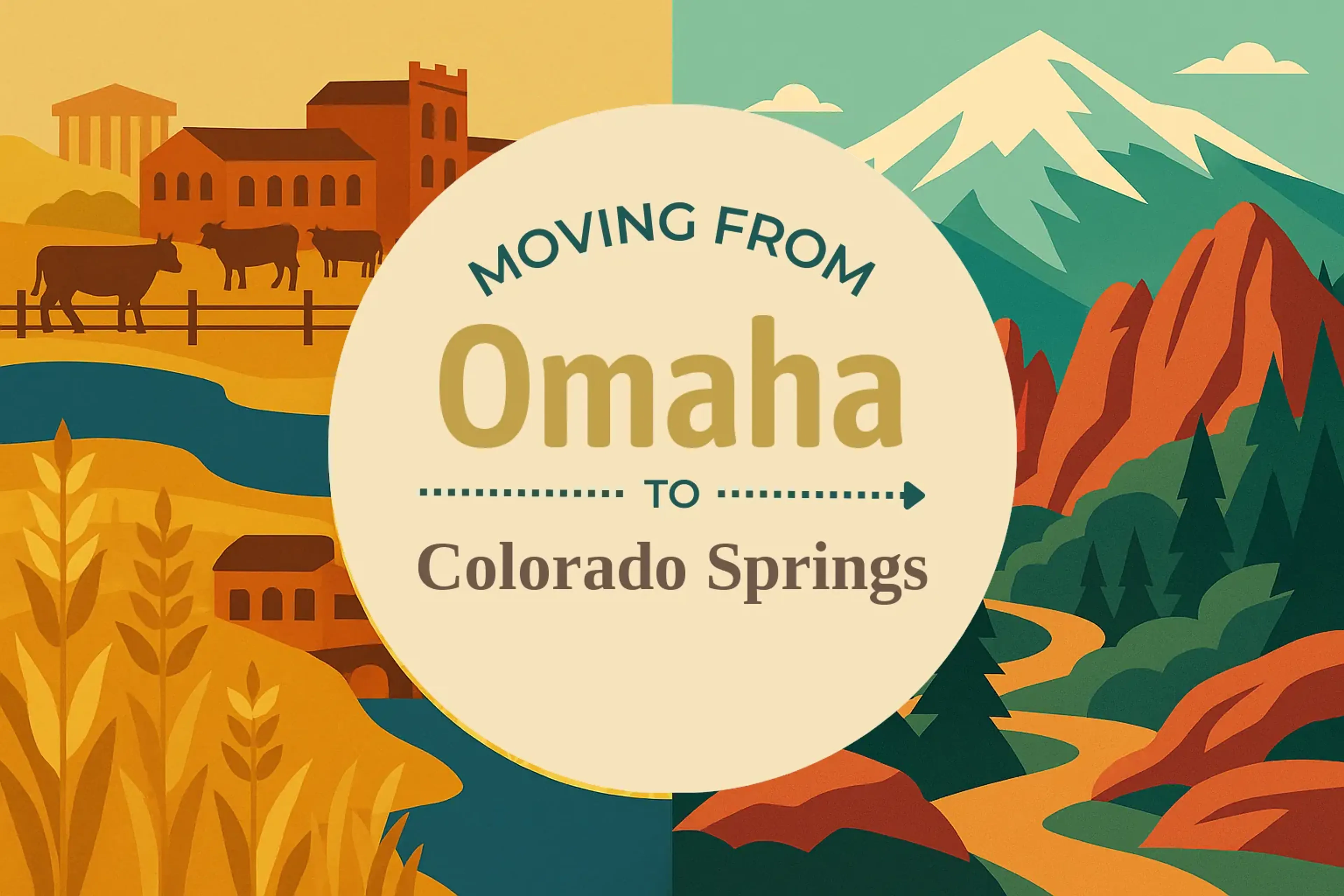 Side-by-side comparison of Omaha to Colorado Springs moving companies