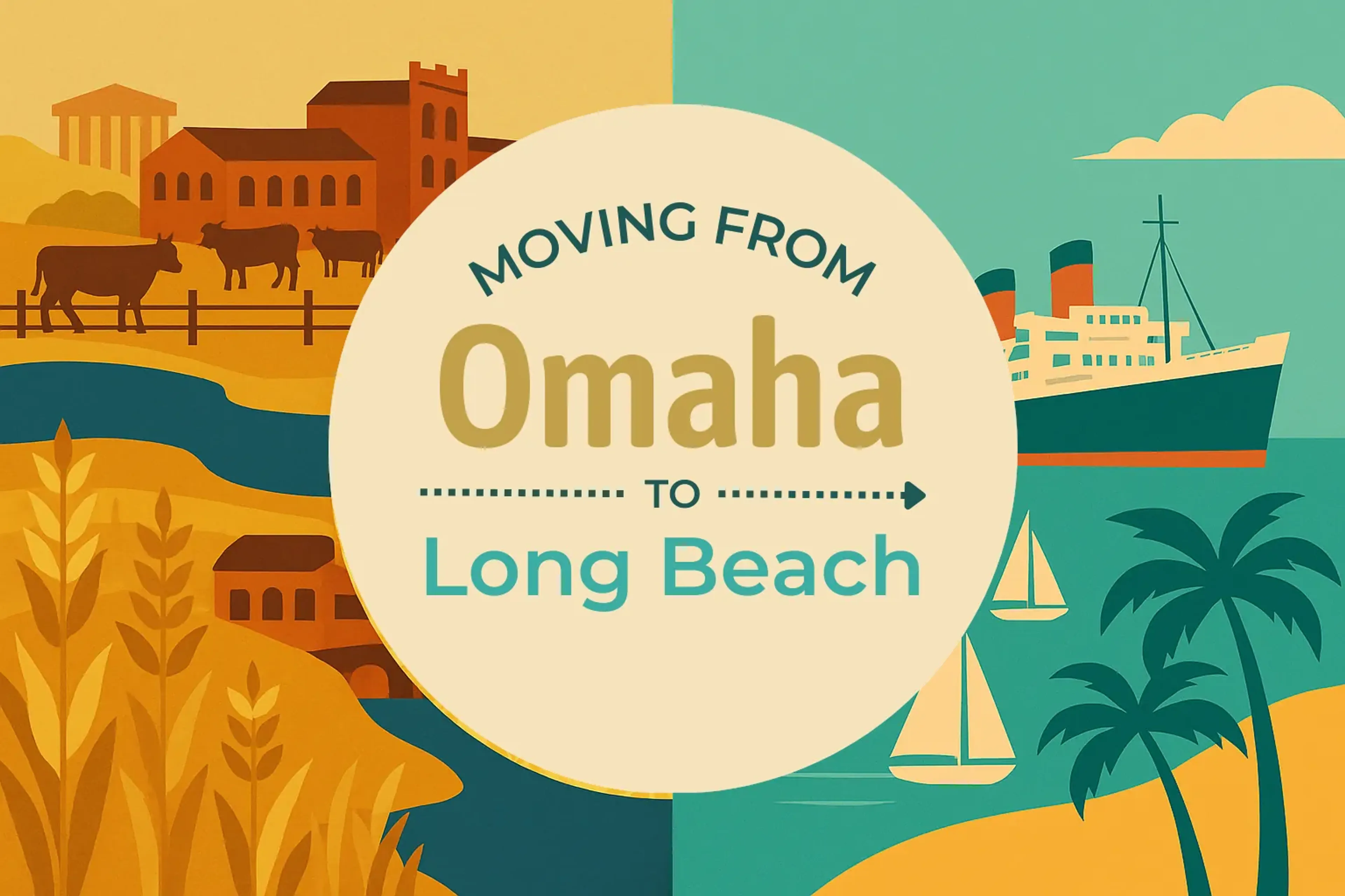 Side-by-side comparison of Omaha to Long Beach moving companies