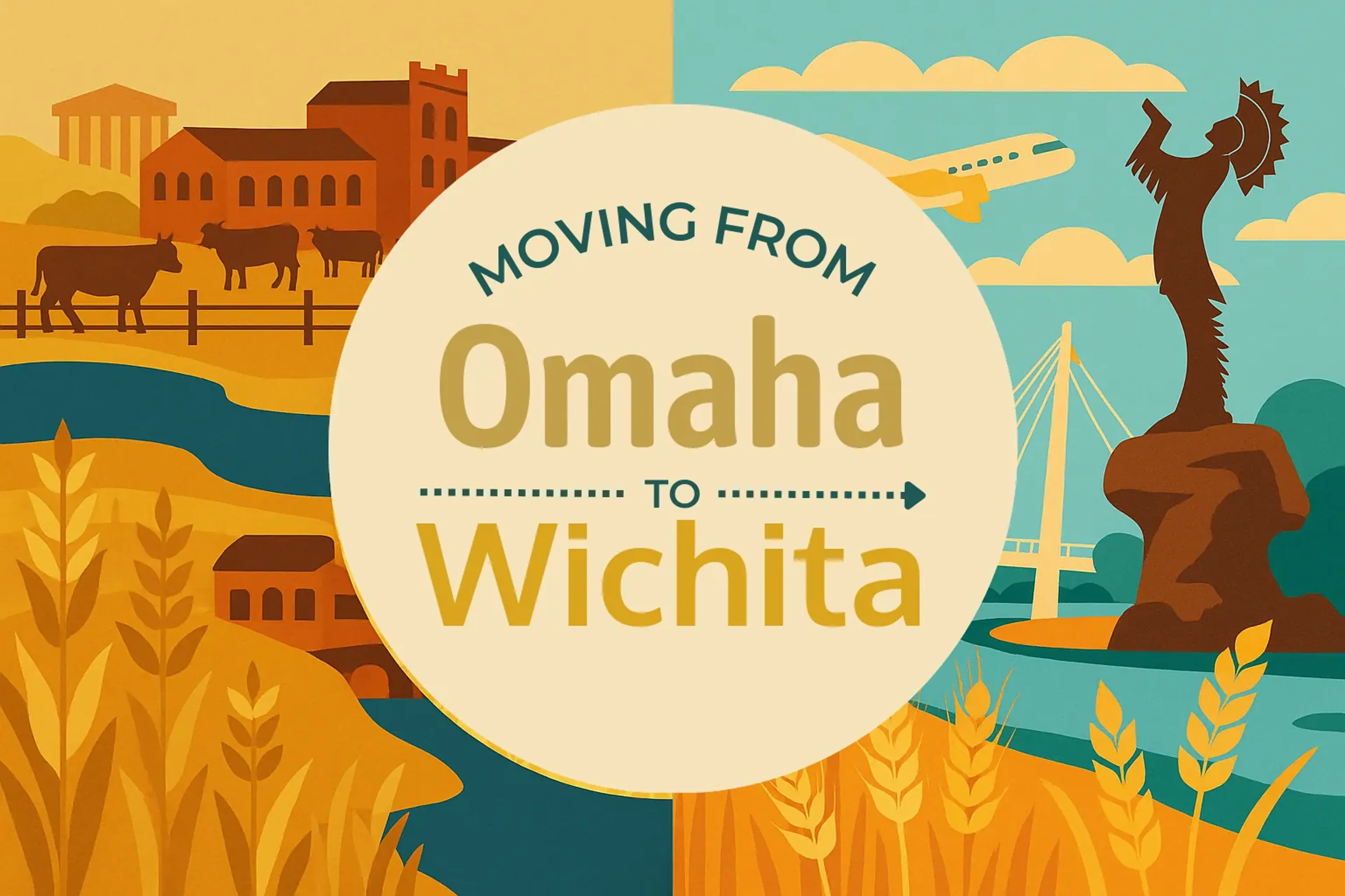 Side-by-side comparison of Omaha to Wichita moving companies