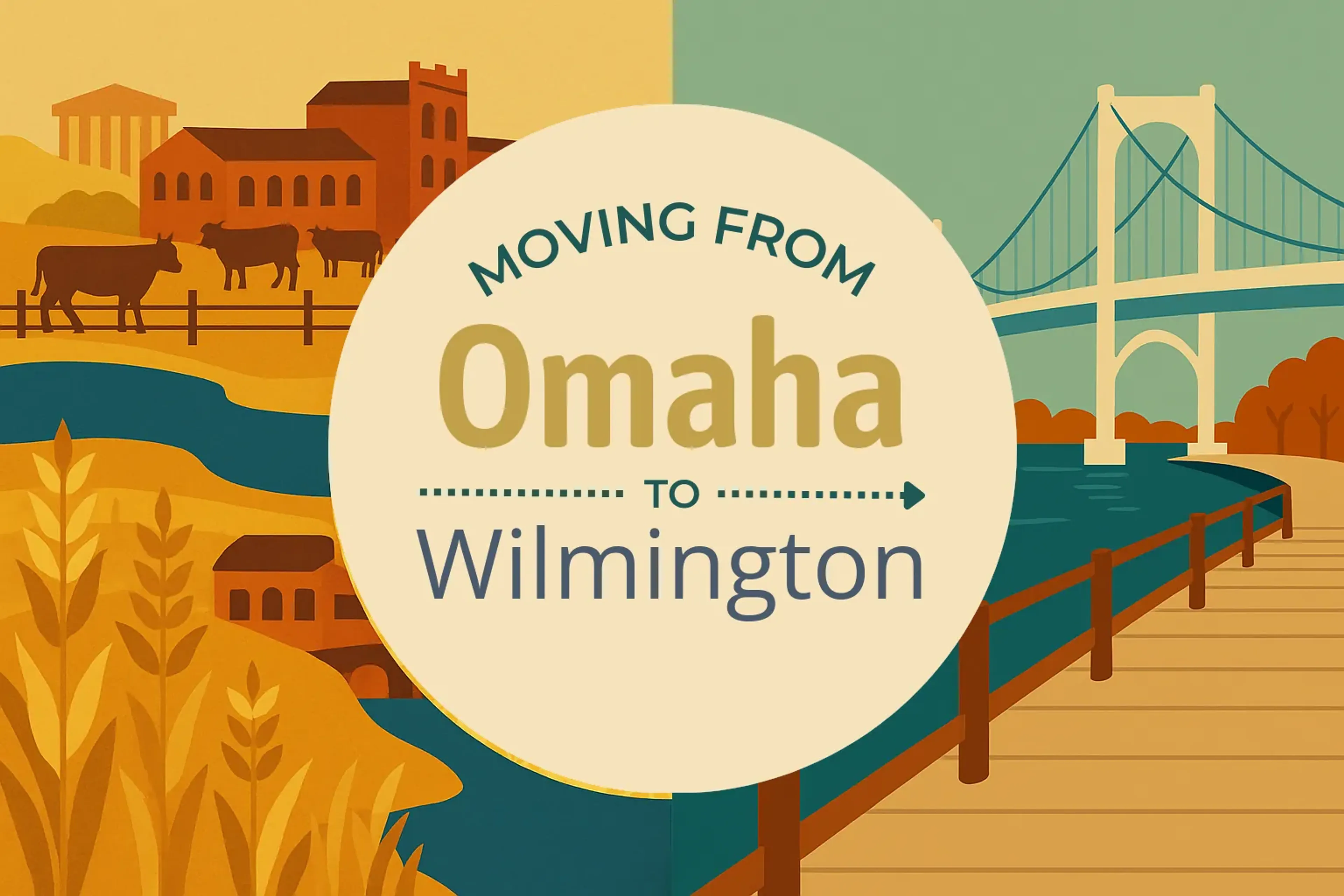 Side-by-side comparison of Omaha to Wilmington moving companies