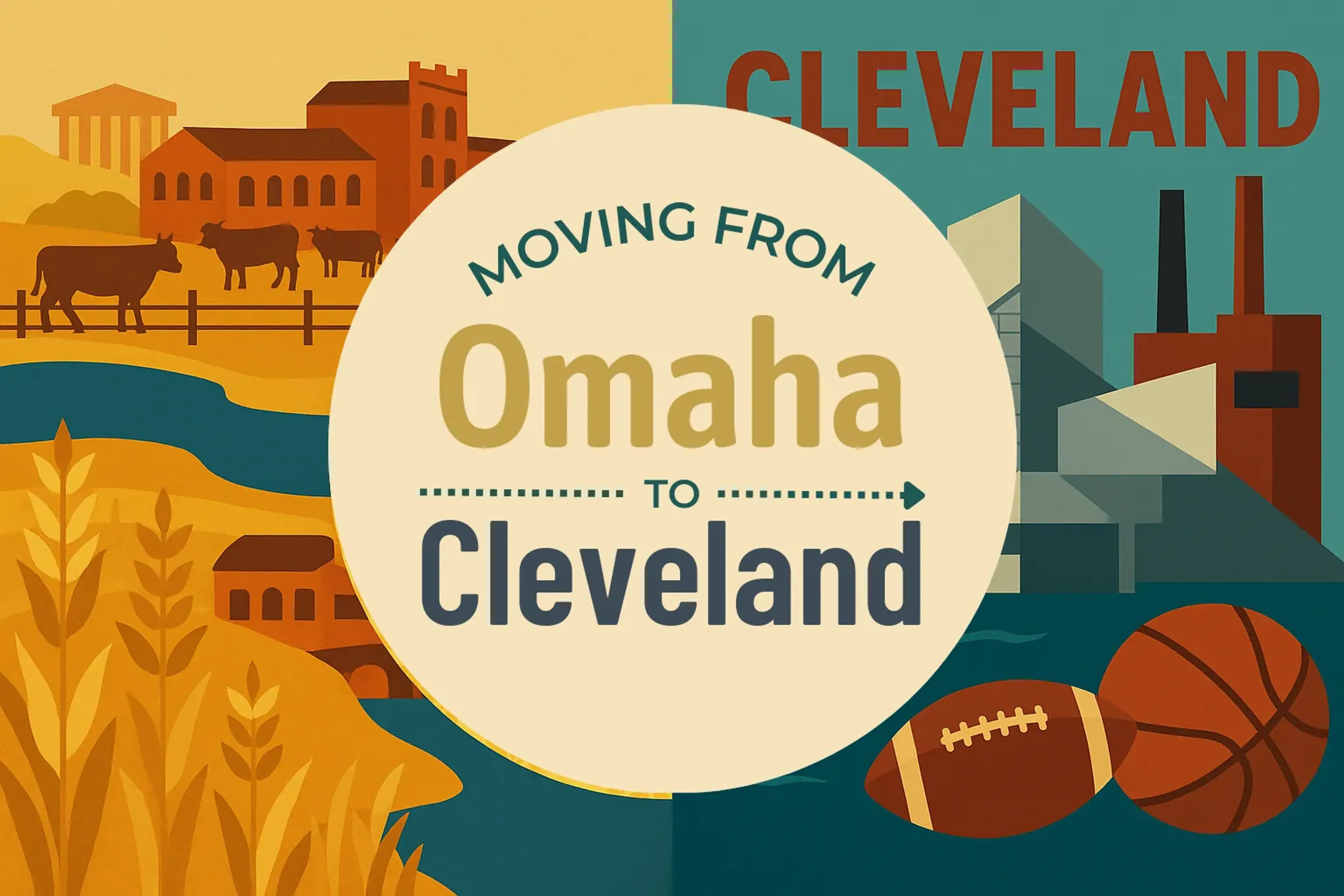 Side-by-side comparison of Omaha to Cleveland moving companies