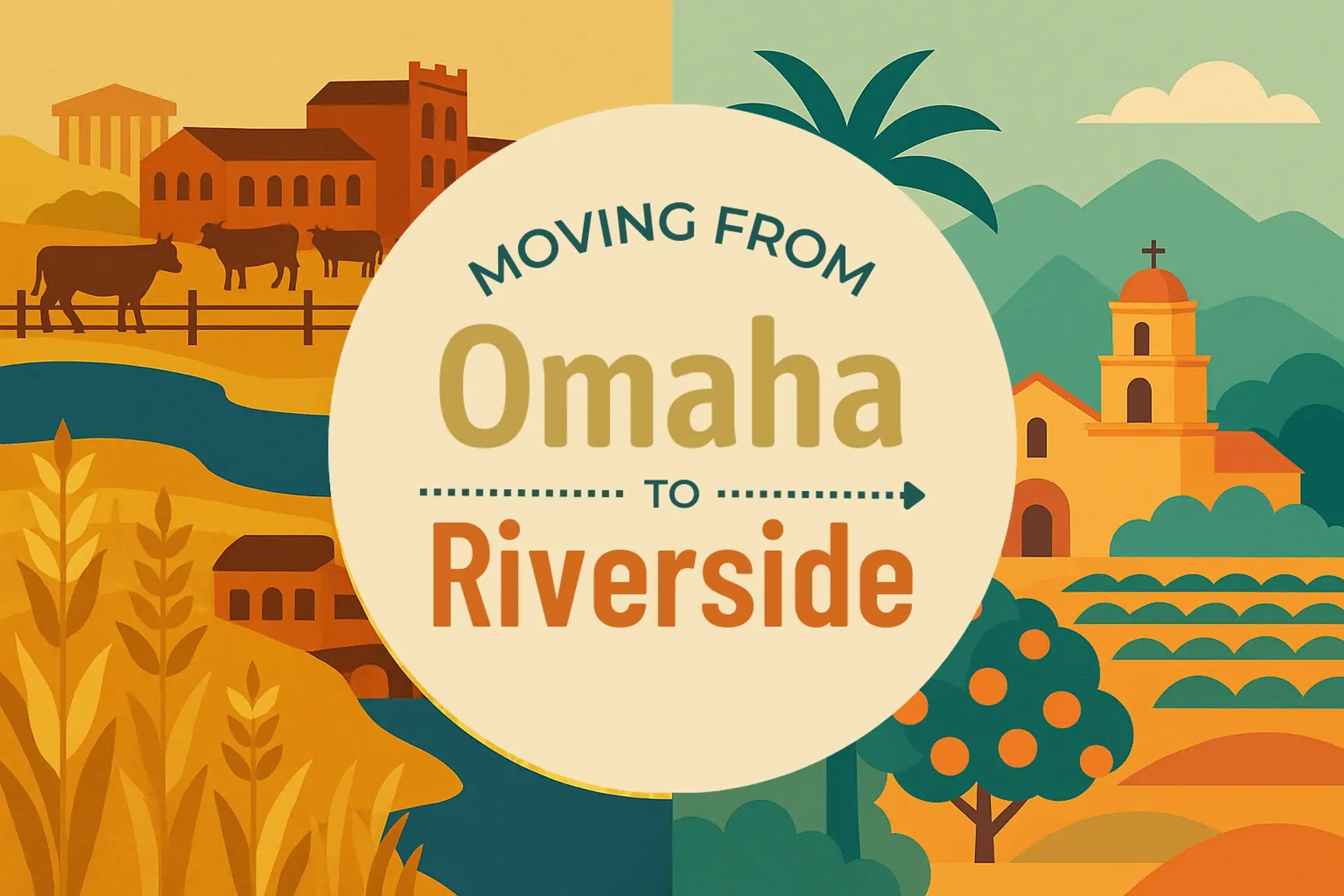 Side-by-side comparison of Omaha to Riverside moving companies