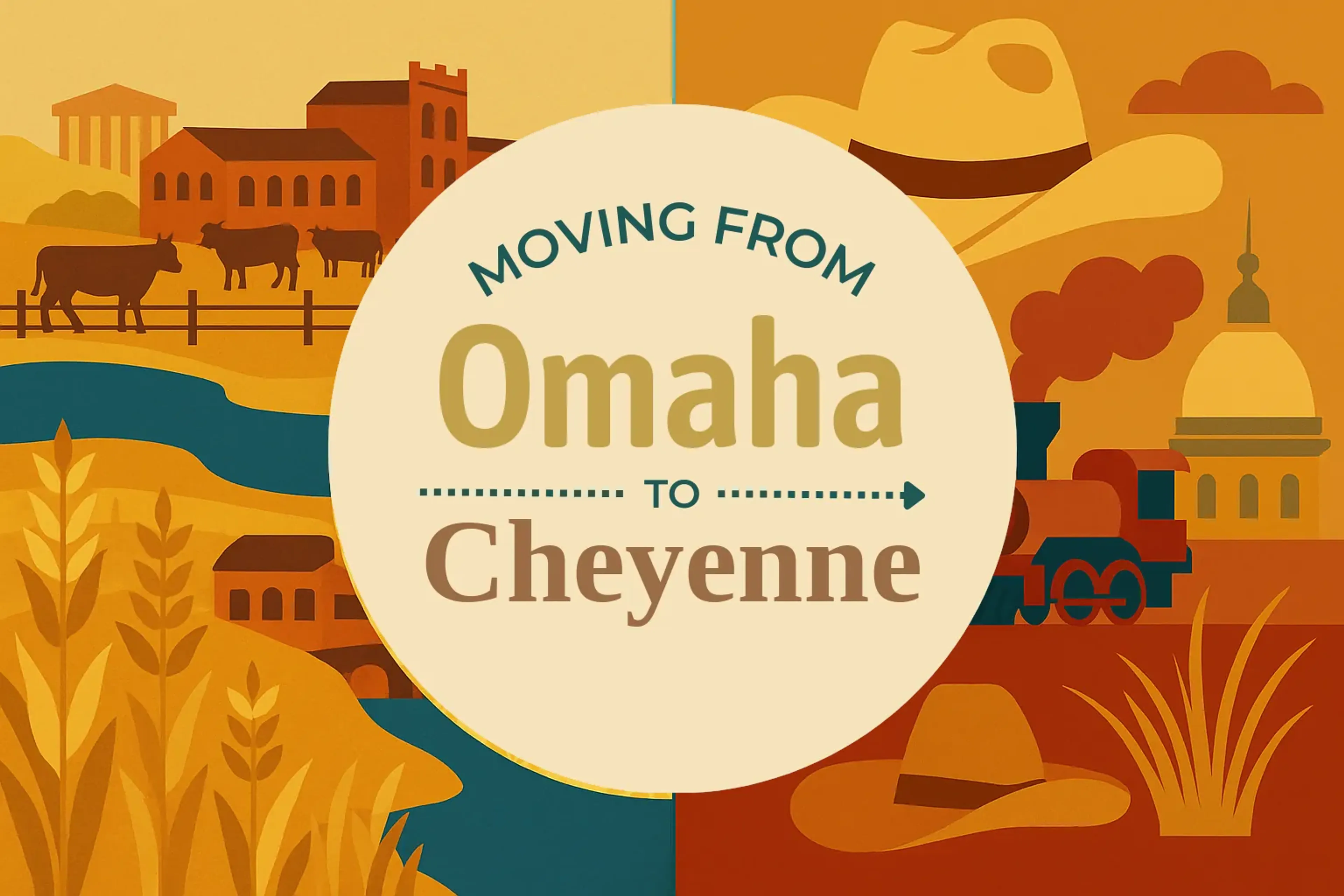 Side-by-side comparison of Omaha to Cheyenne moving companies