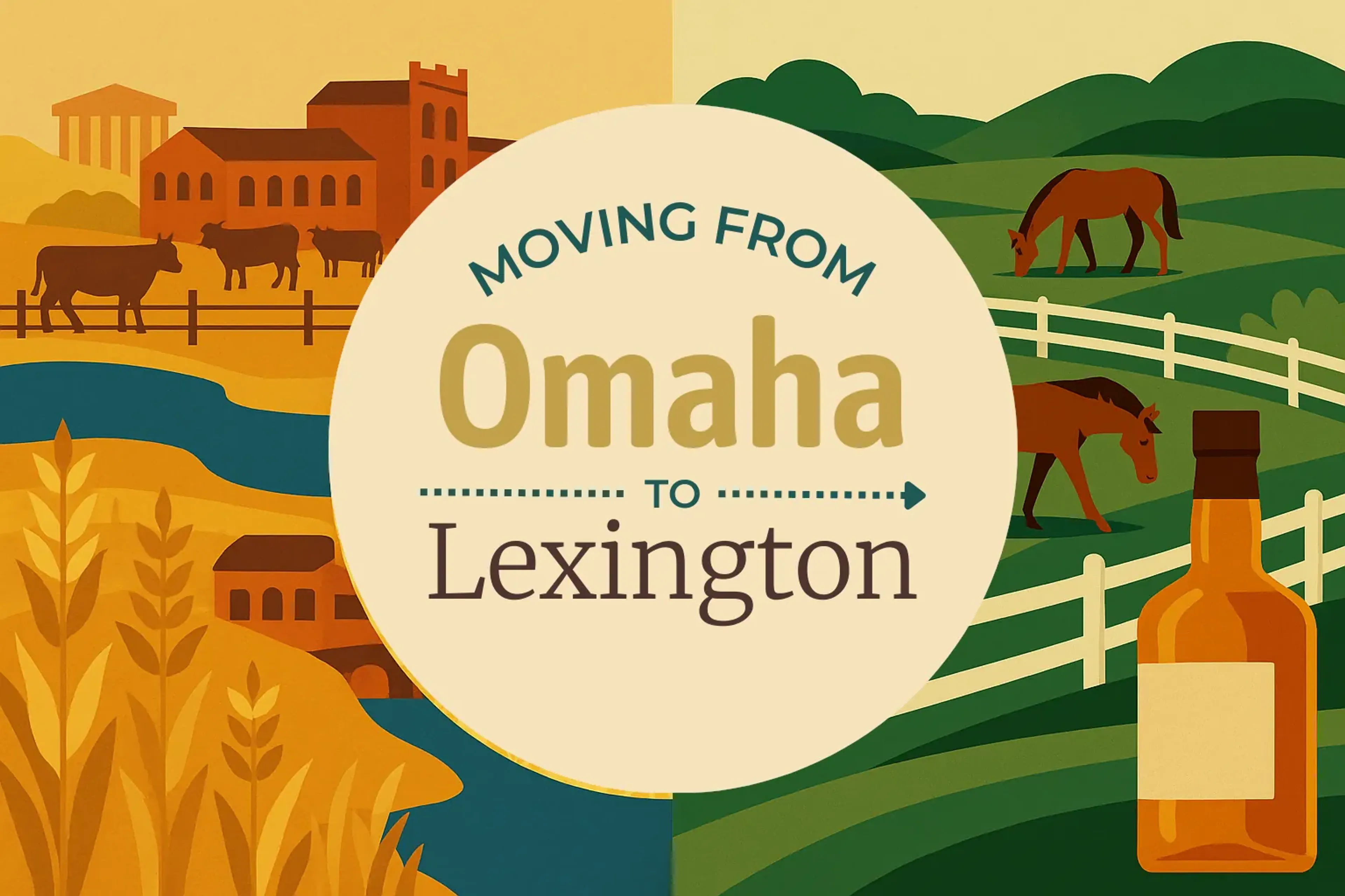 Side-by-side comparison of Omaha to Lexington moving companies