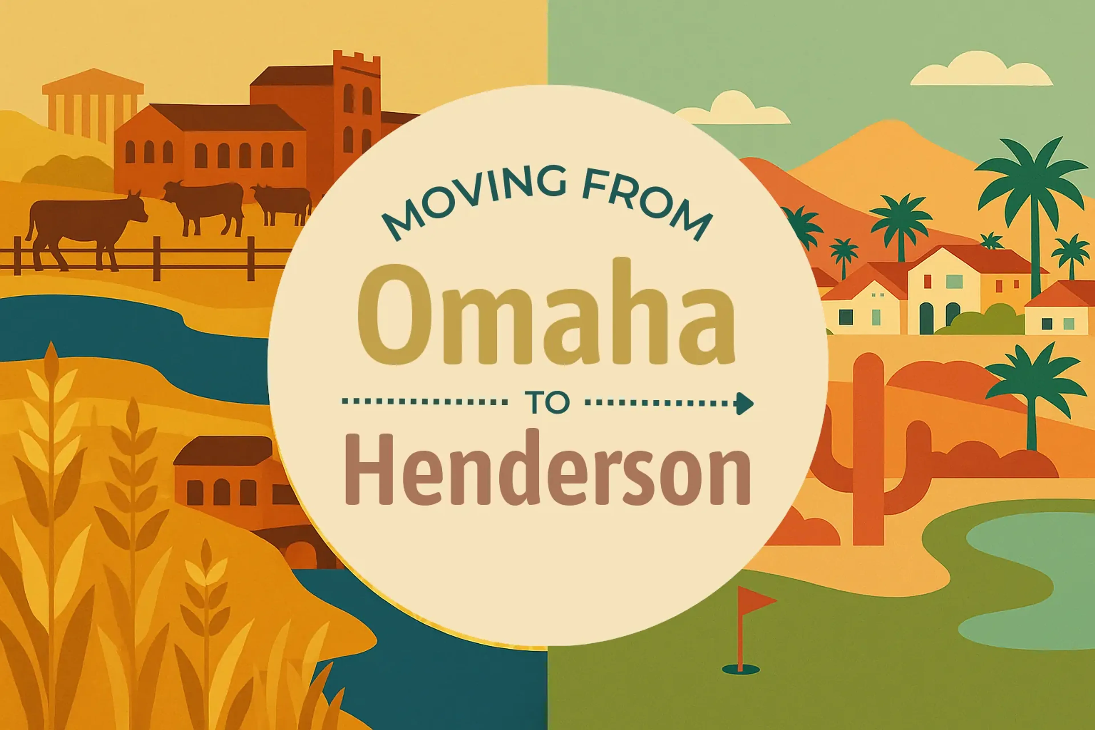 Side-by-side comparison of Omaha to Henderson moving companies