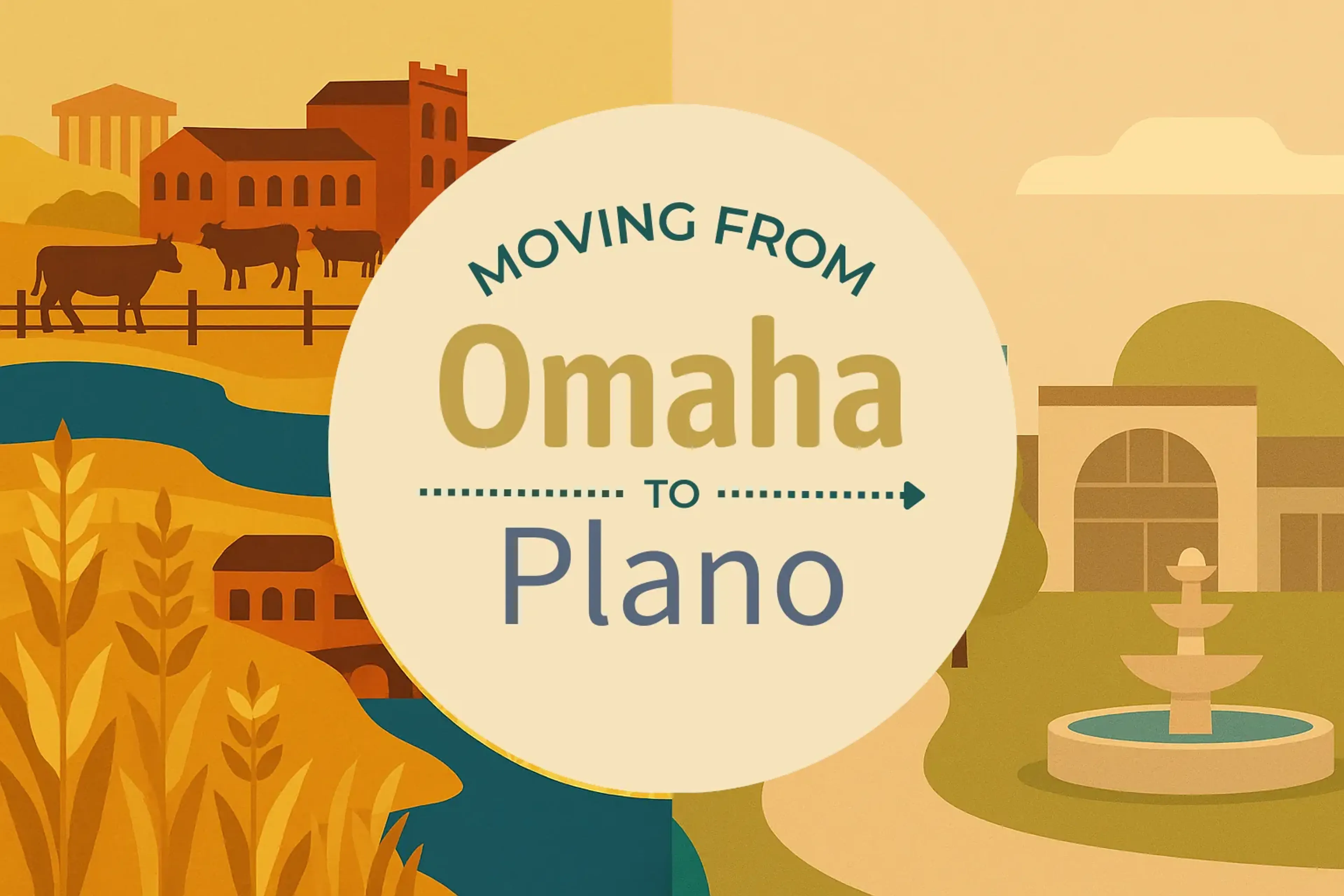 Side-by-side comparison of Omaha to Plano moving companies