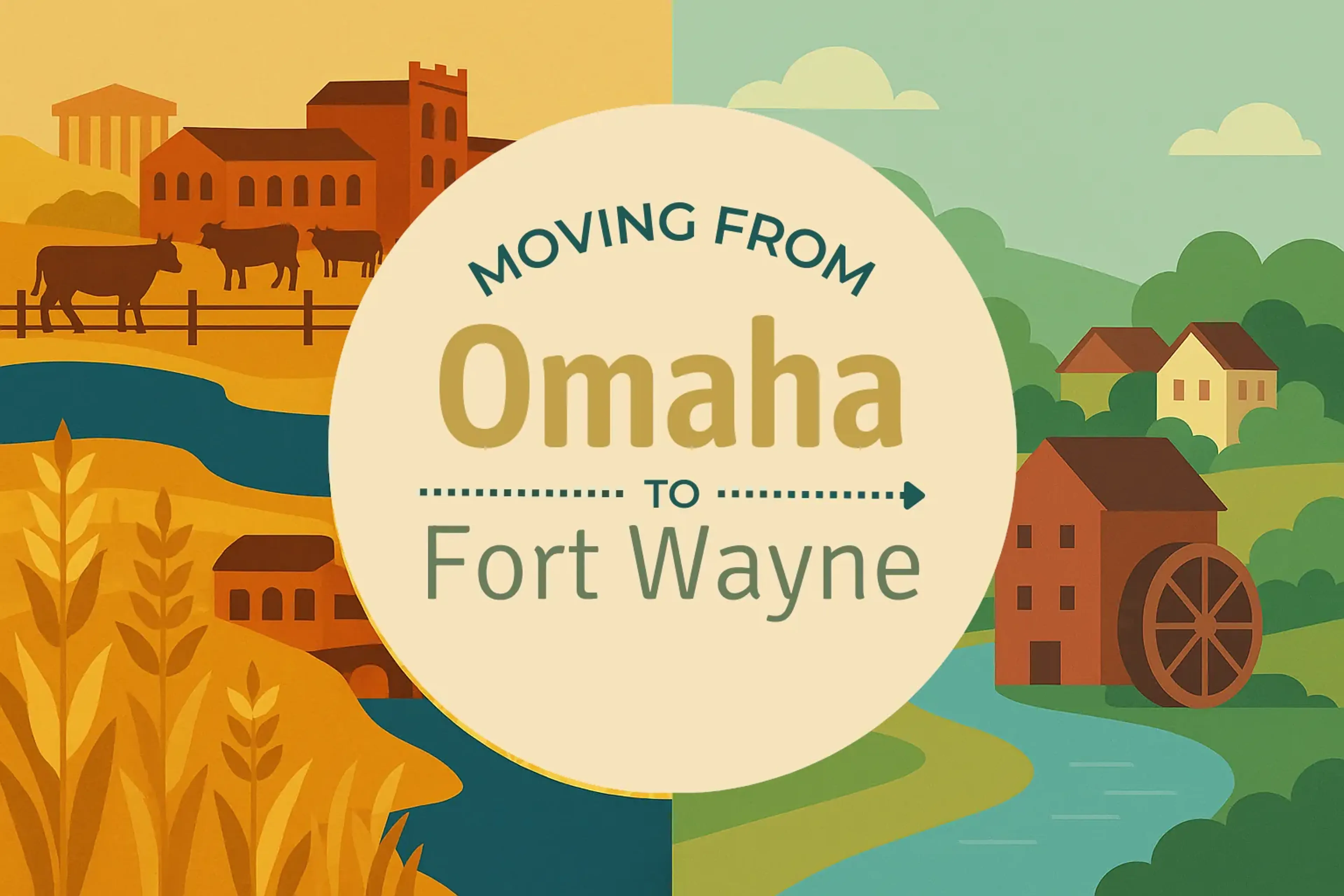 Side-by-side comparison of Omaha to Fort Wayne moving companies