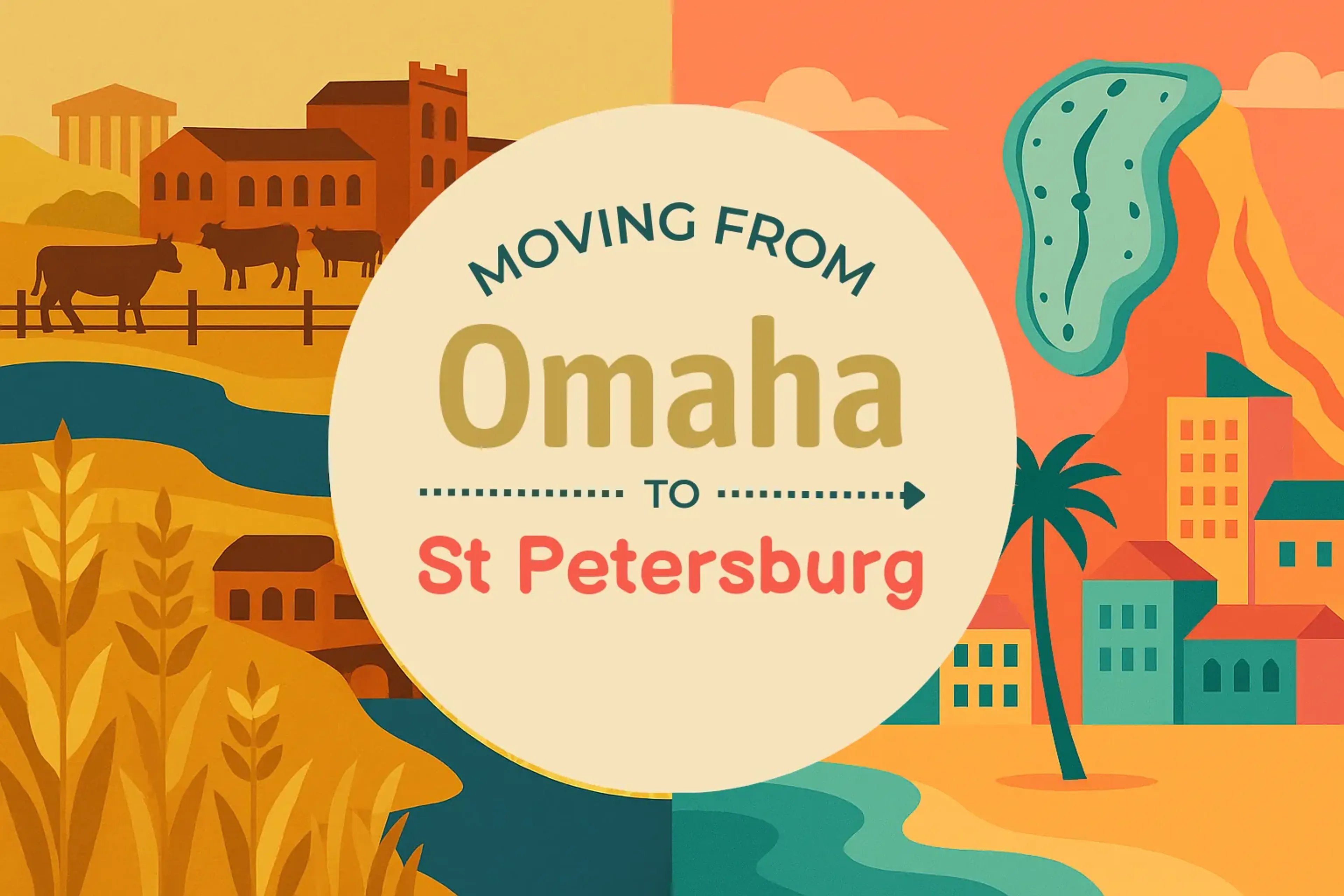 Side-by-side comparison of Omaha to St. Petersburg moving companies