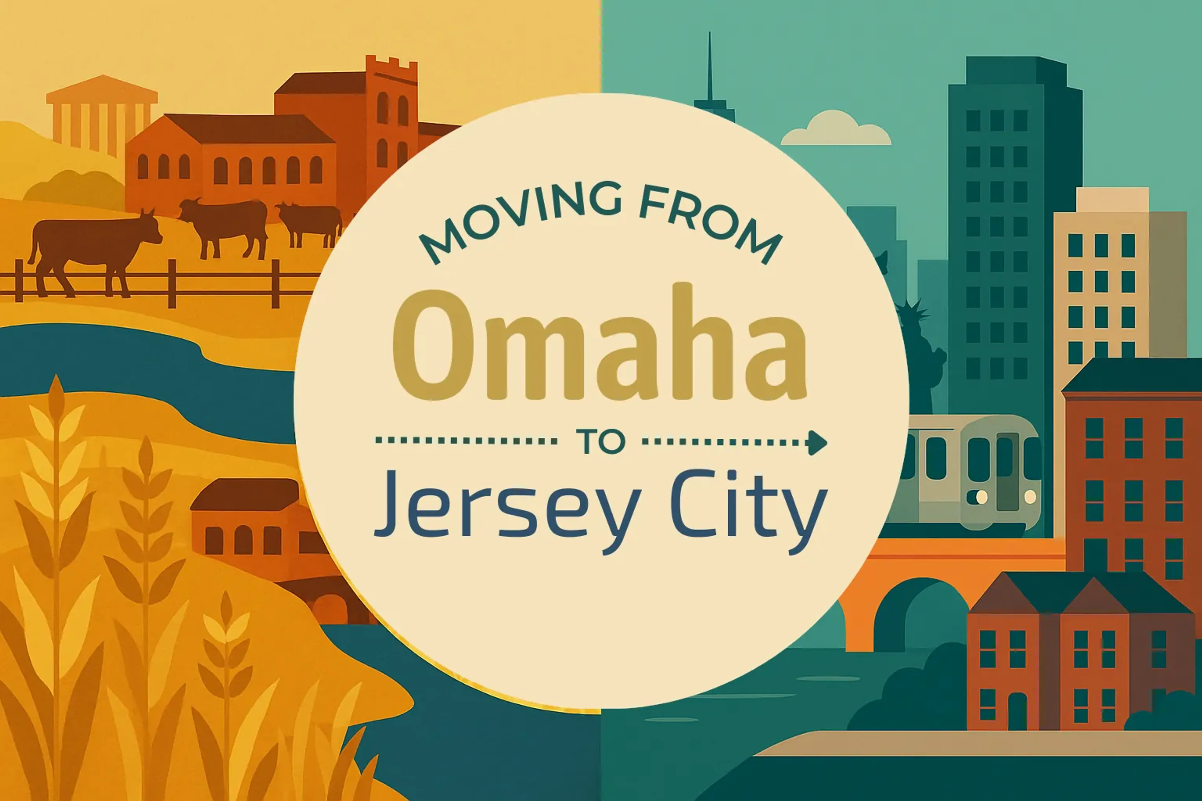 Side-by-side comparison of Omaha to Jersey City moving companies