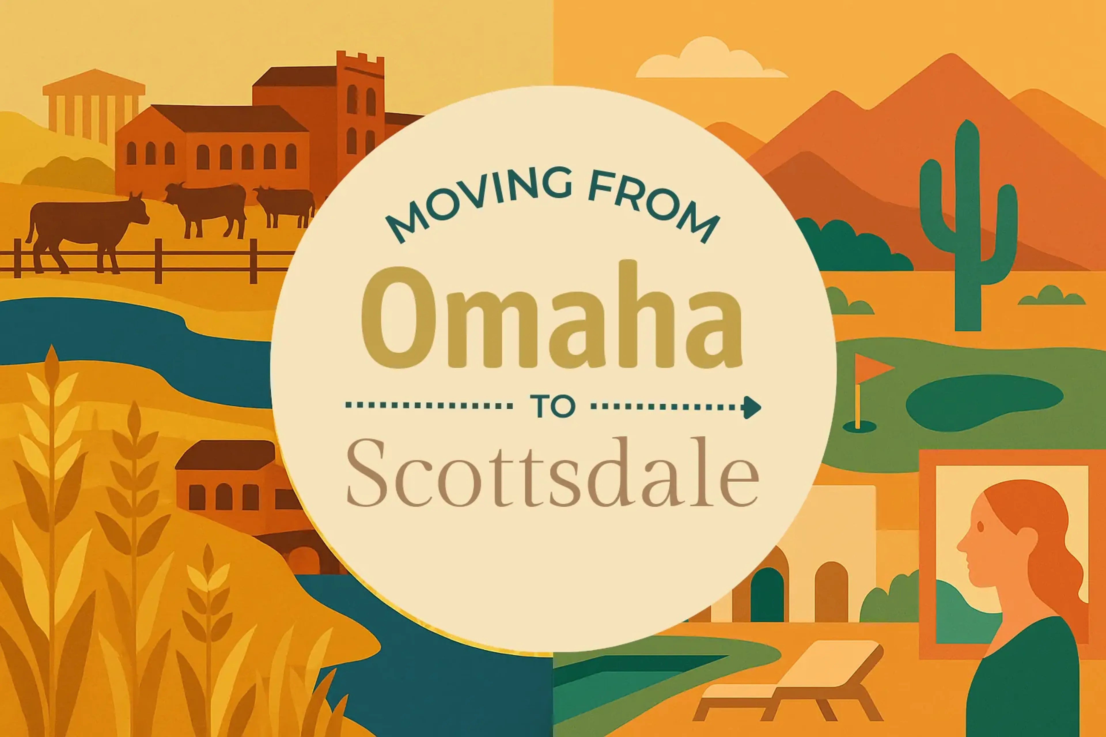 Side-by-side comparison of Omaha to Scottsdale moving companies