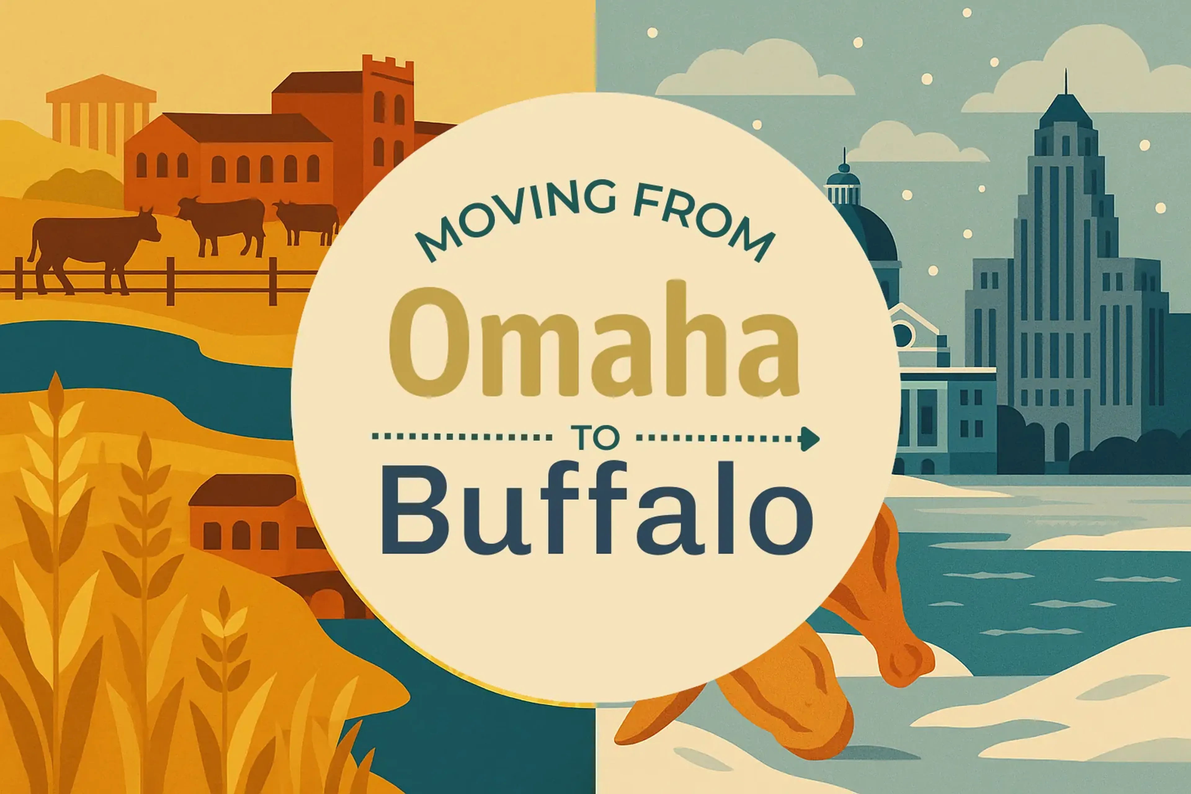 Side-by-side comparison of Omaha to Buffalo moving companies