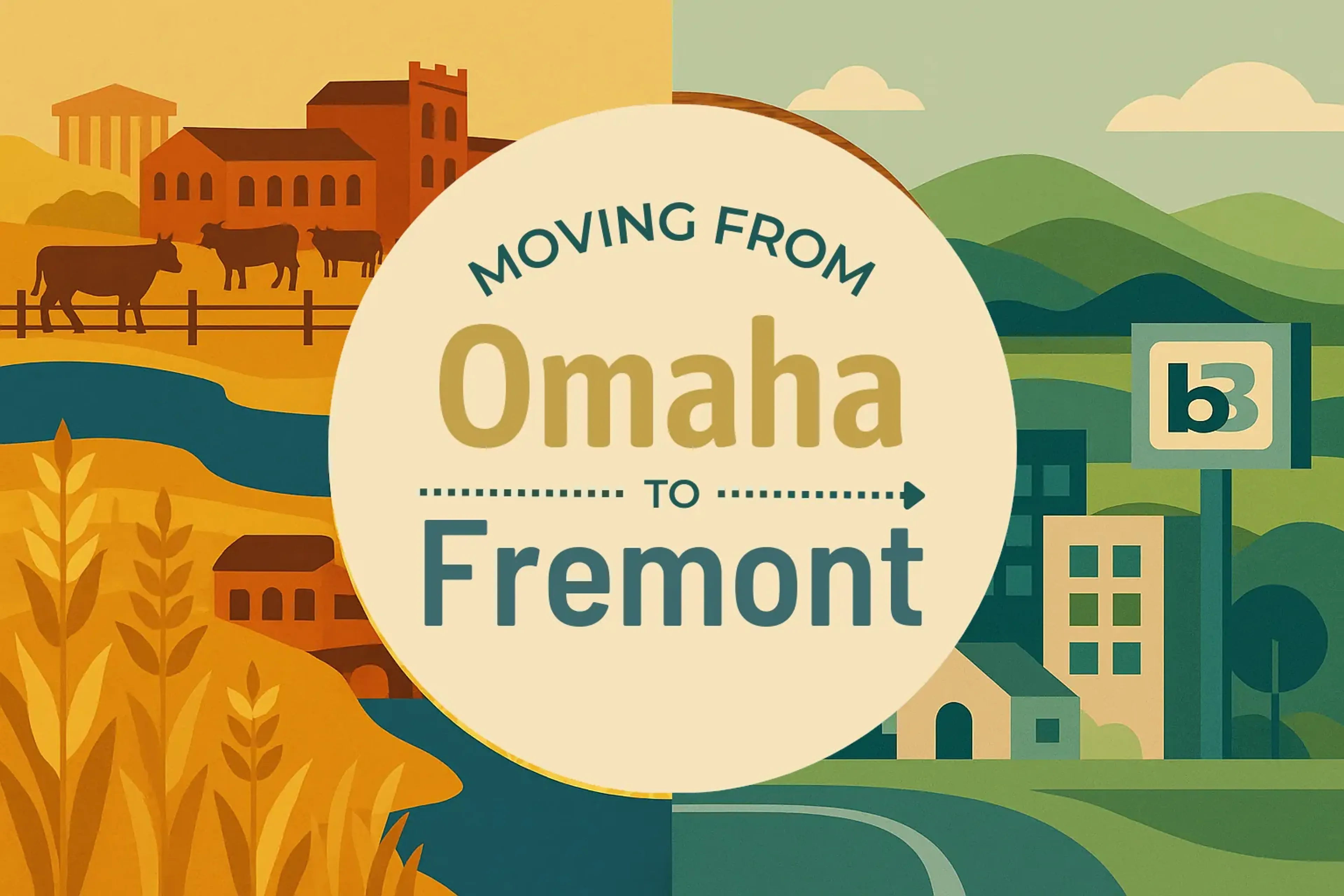 Side-by-side comparison of Omaha to Fremont moving companies