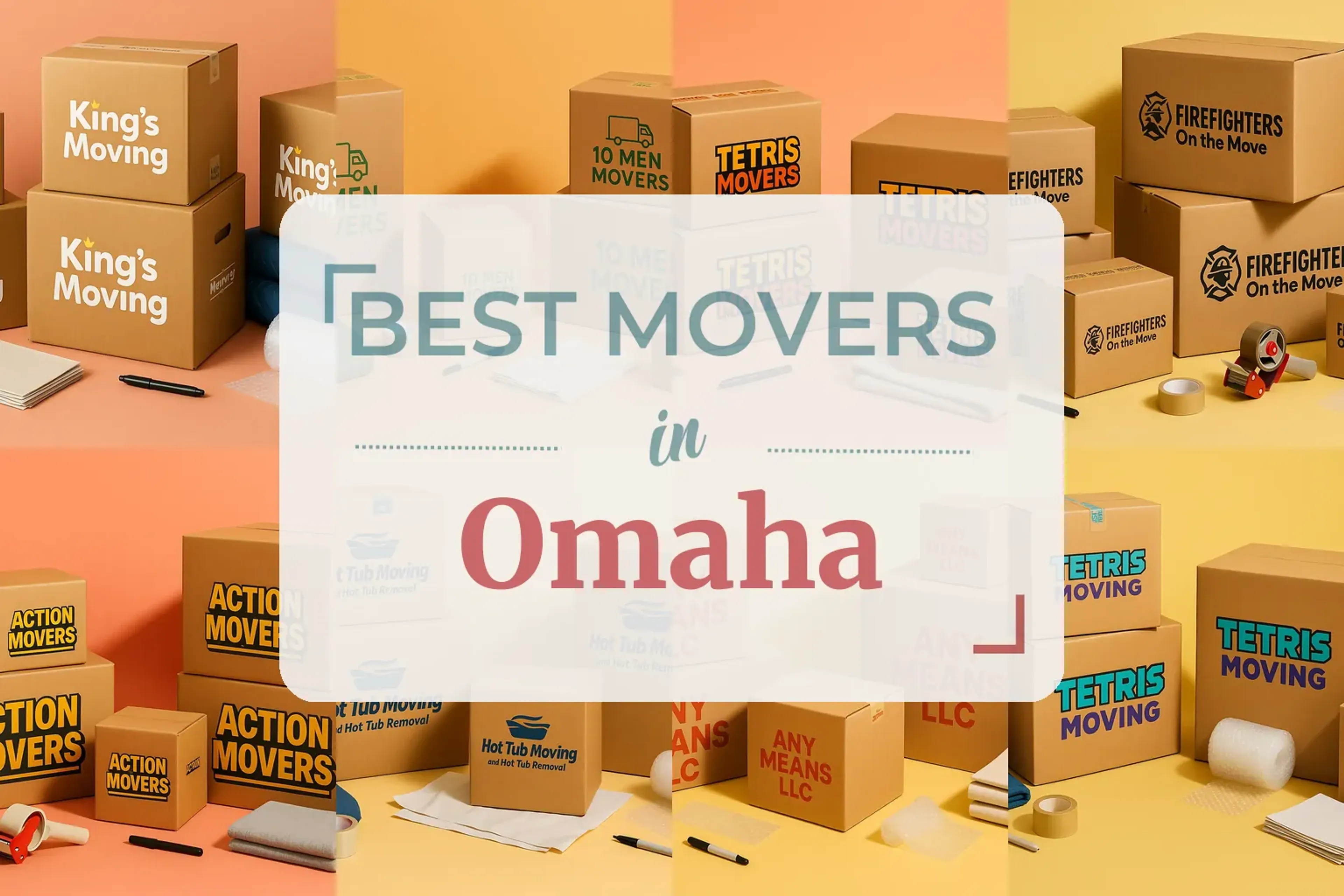 Side-by-side comparison of Omaha moving companies