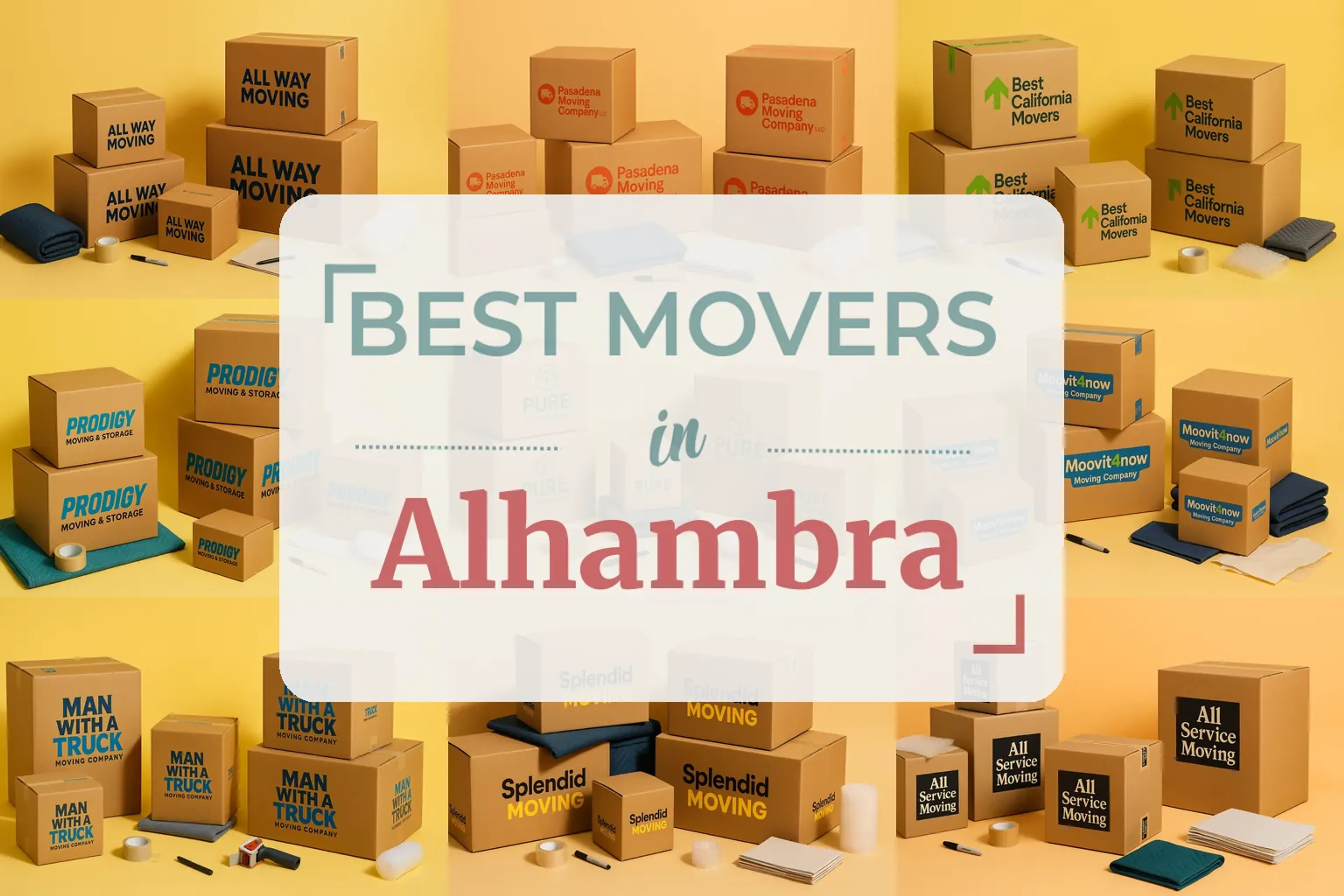 Side-by-side comparison of Alhambra moving companies