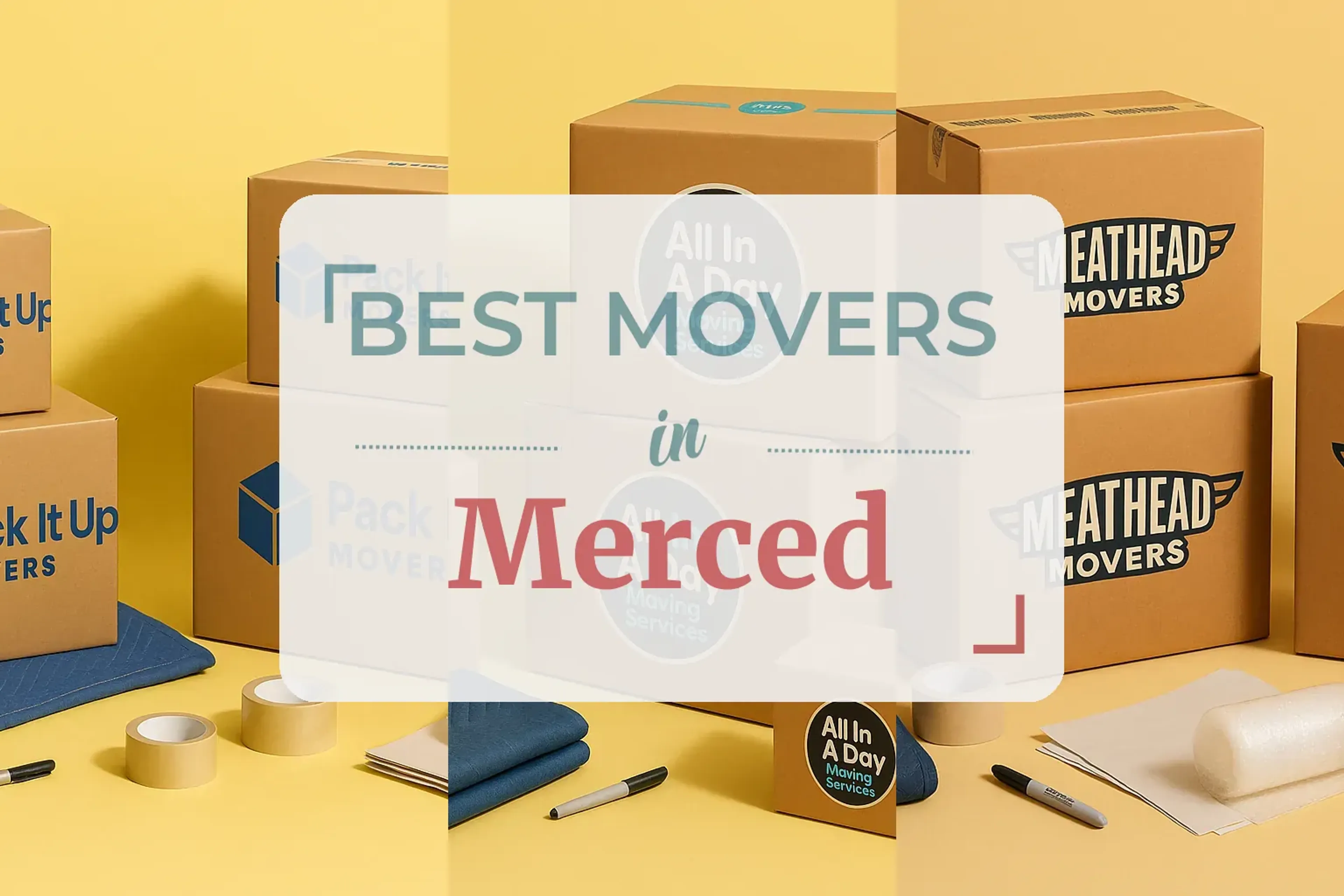 Side-by-side comparison of Merced moving companies