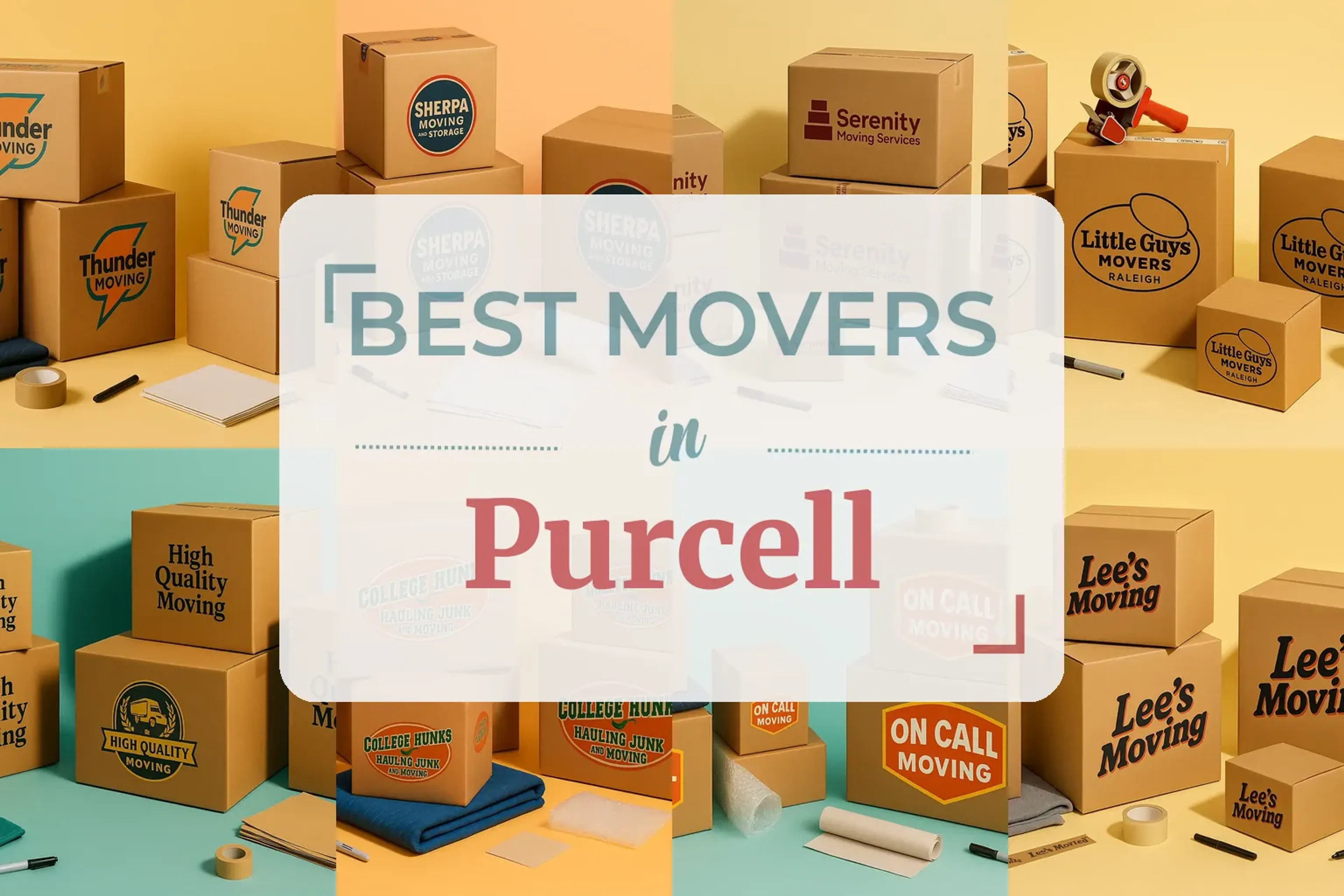 Side-by-side comparison of Purcell moving companies