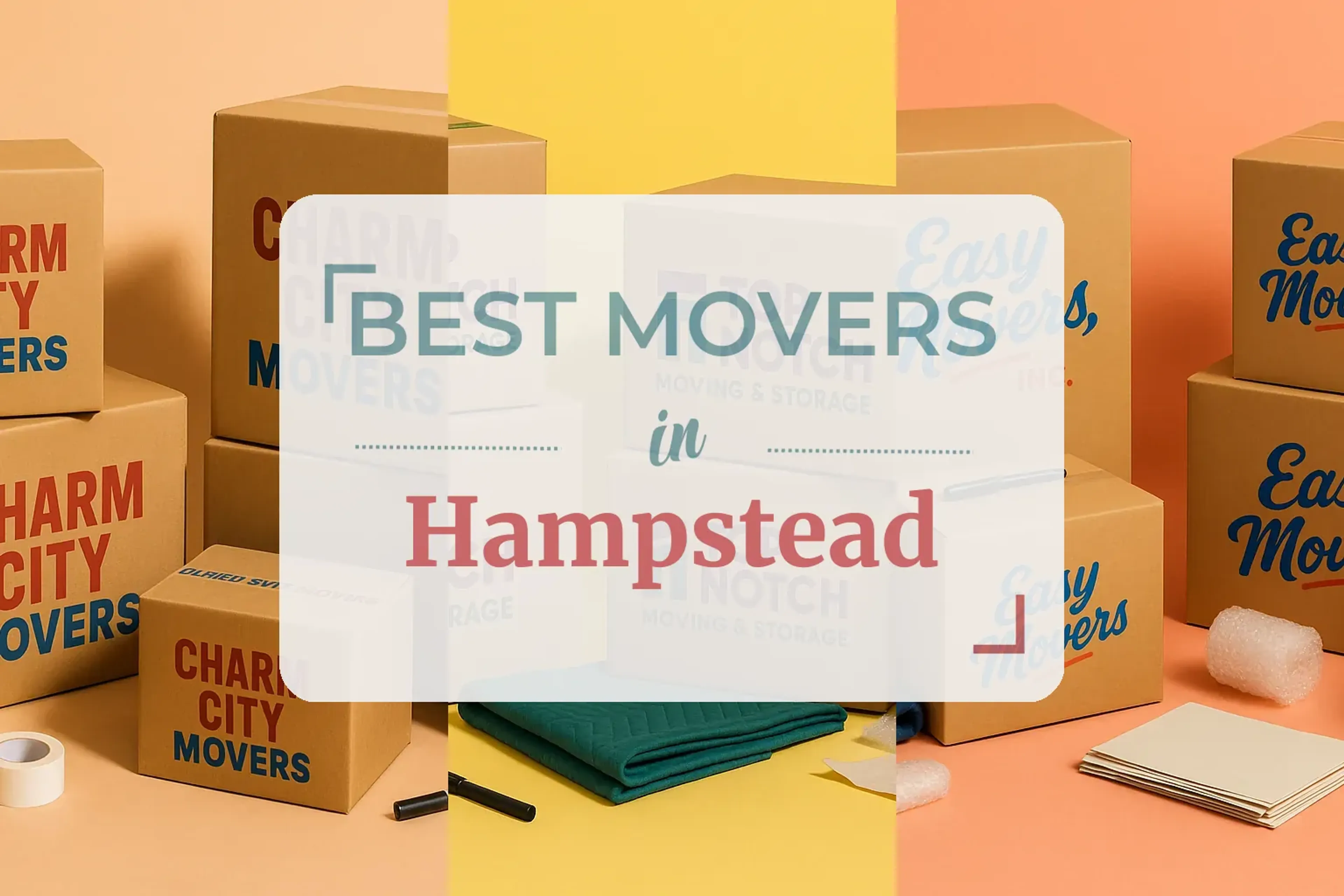 Side-by-side comparison of Hampstead moving companies