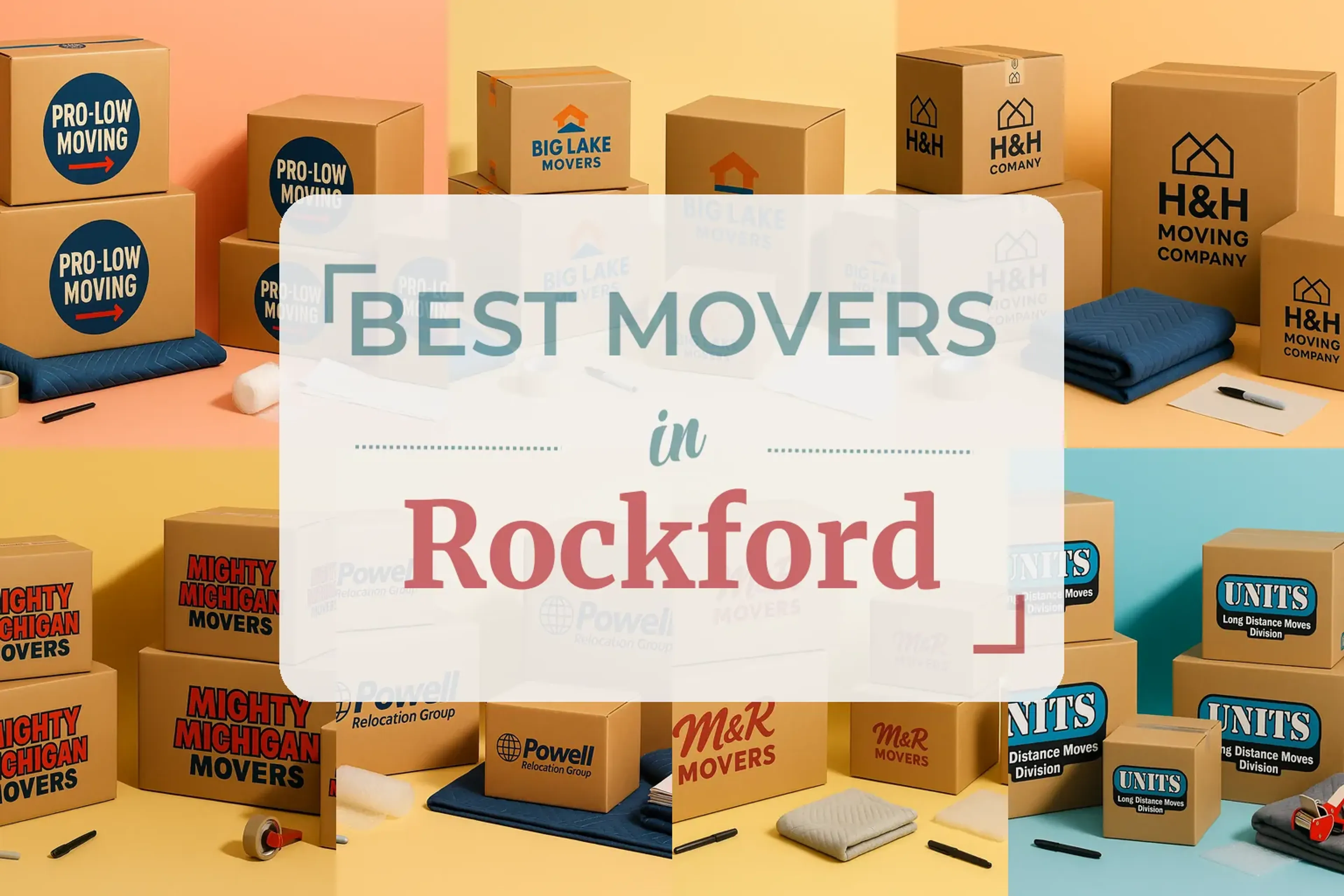 Side-by-side comparison of Rockford moving companies