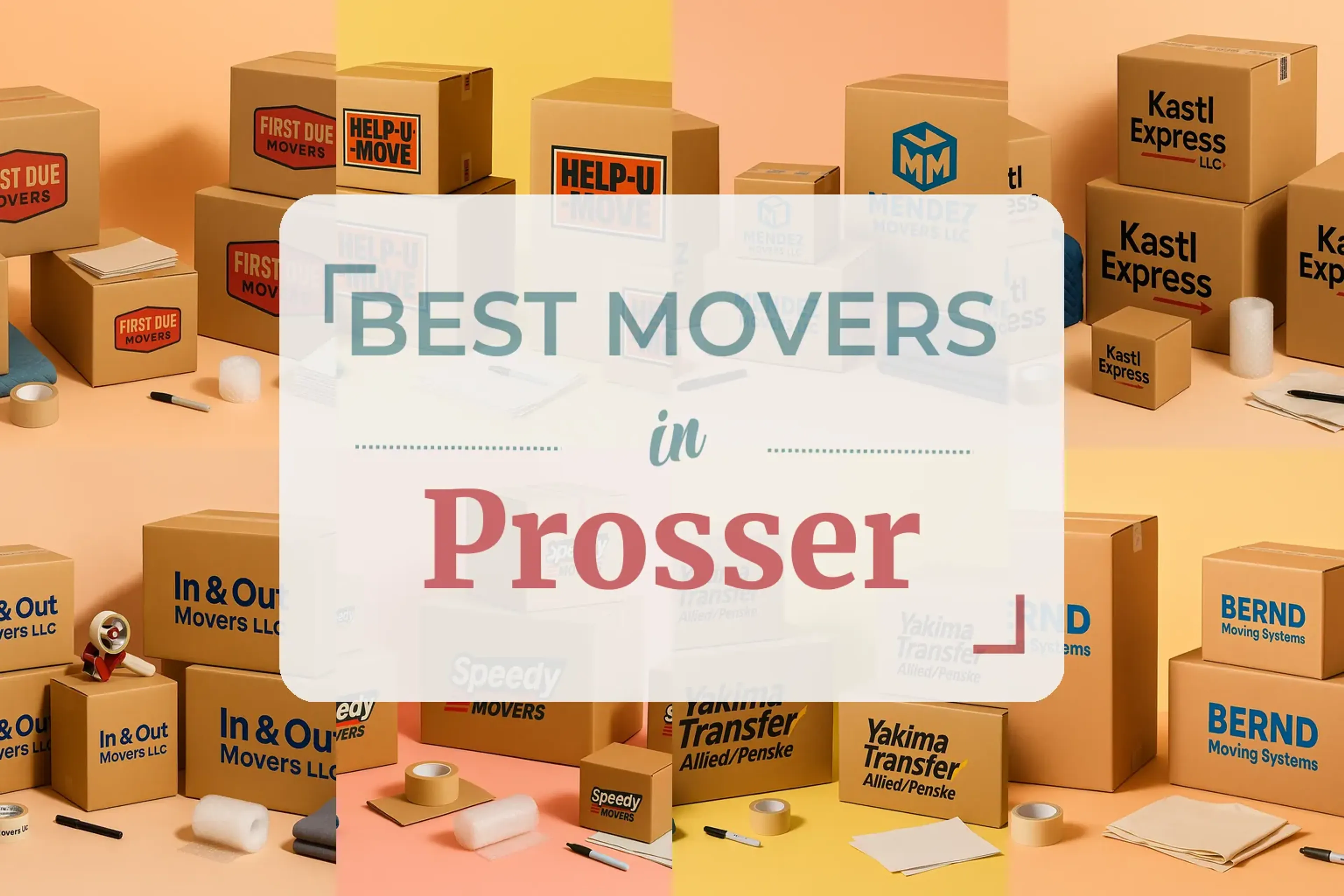 Side-by-side comparison of Prosser moving companies