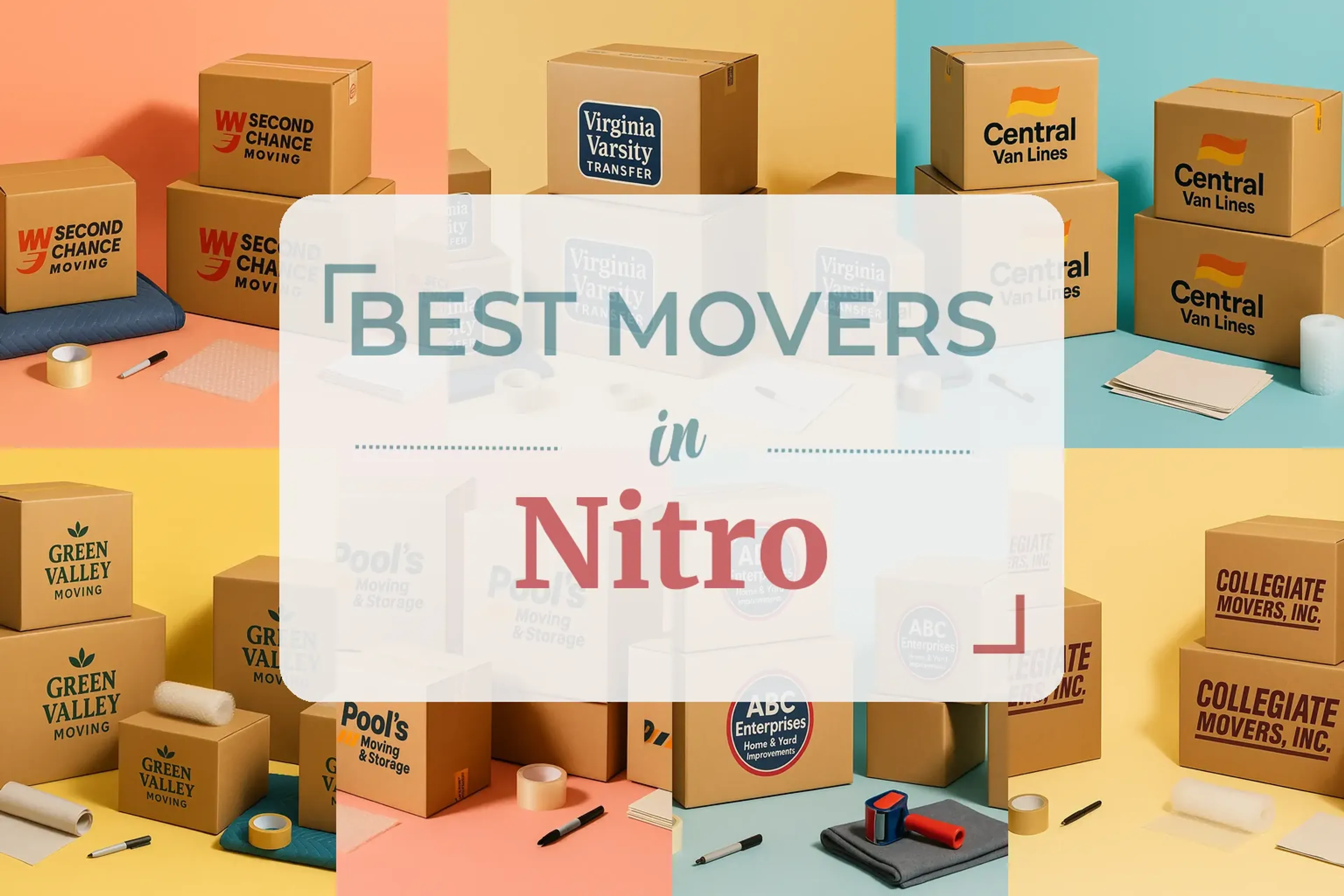 Side-by-side comparison of Nitro moving companies