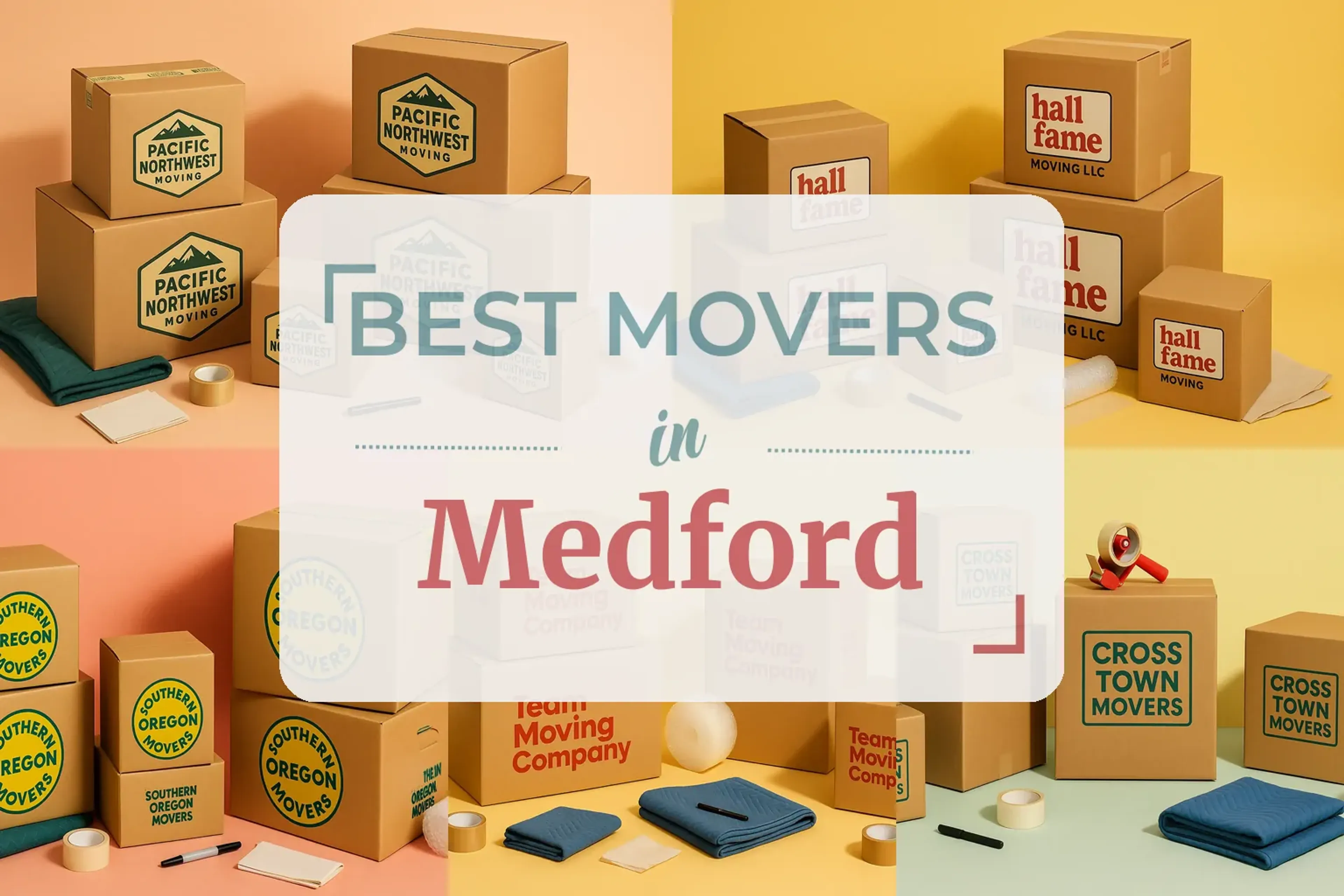 Side-by-side comparison of Medford moving companies