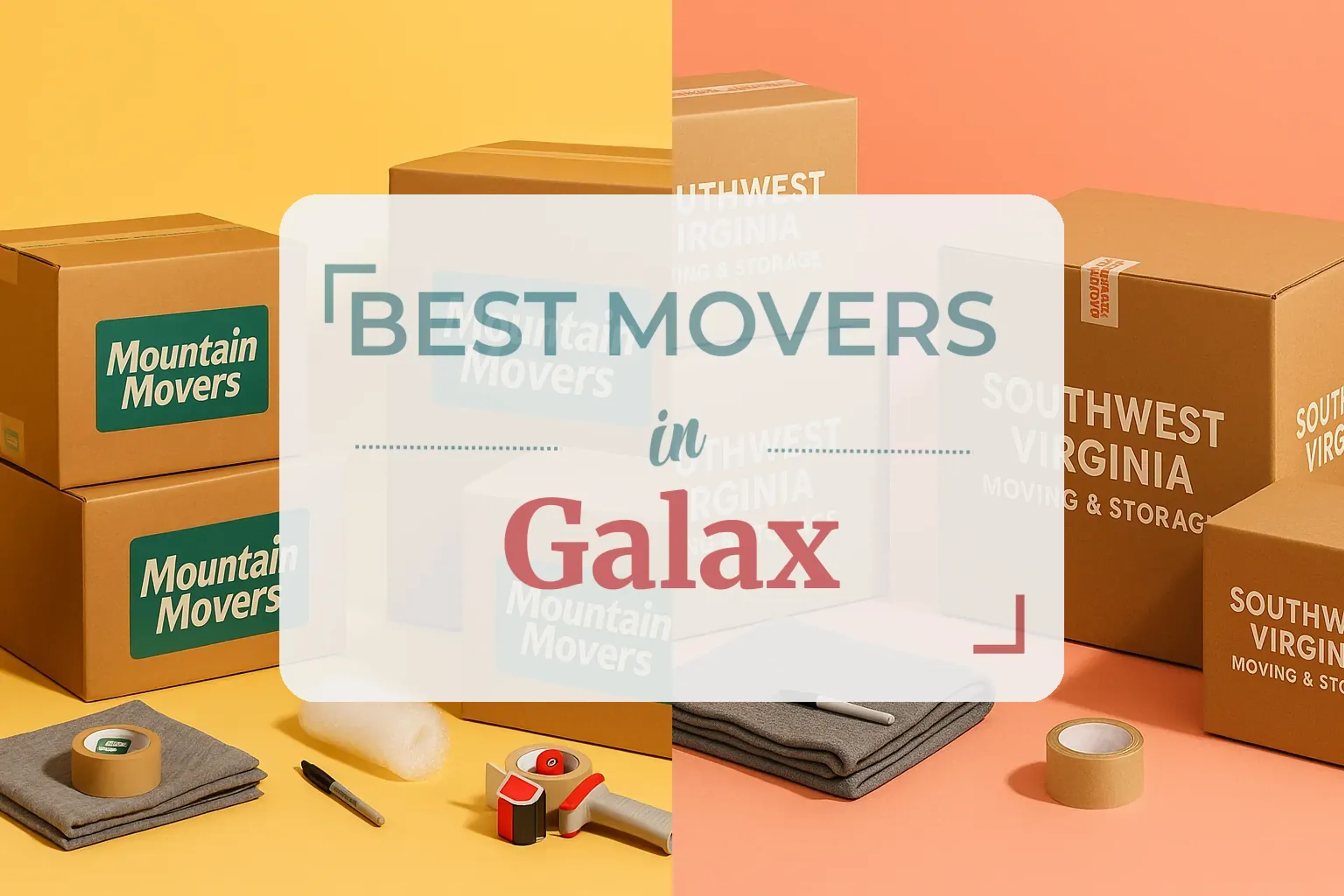 Side-by-side comparison of Galax moving companies