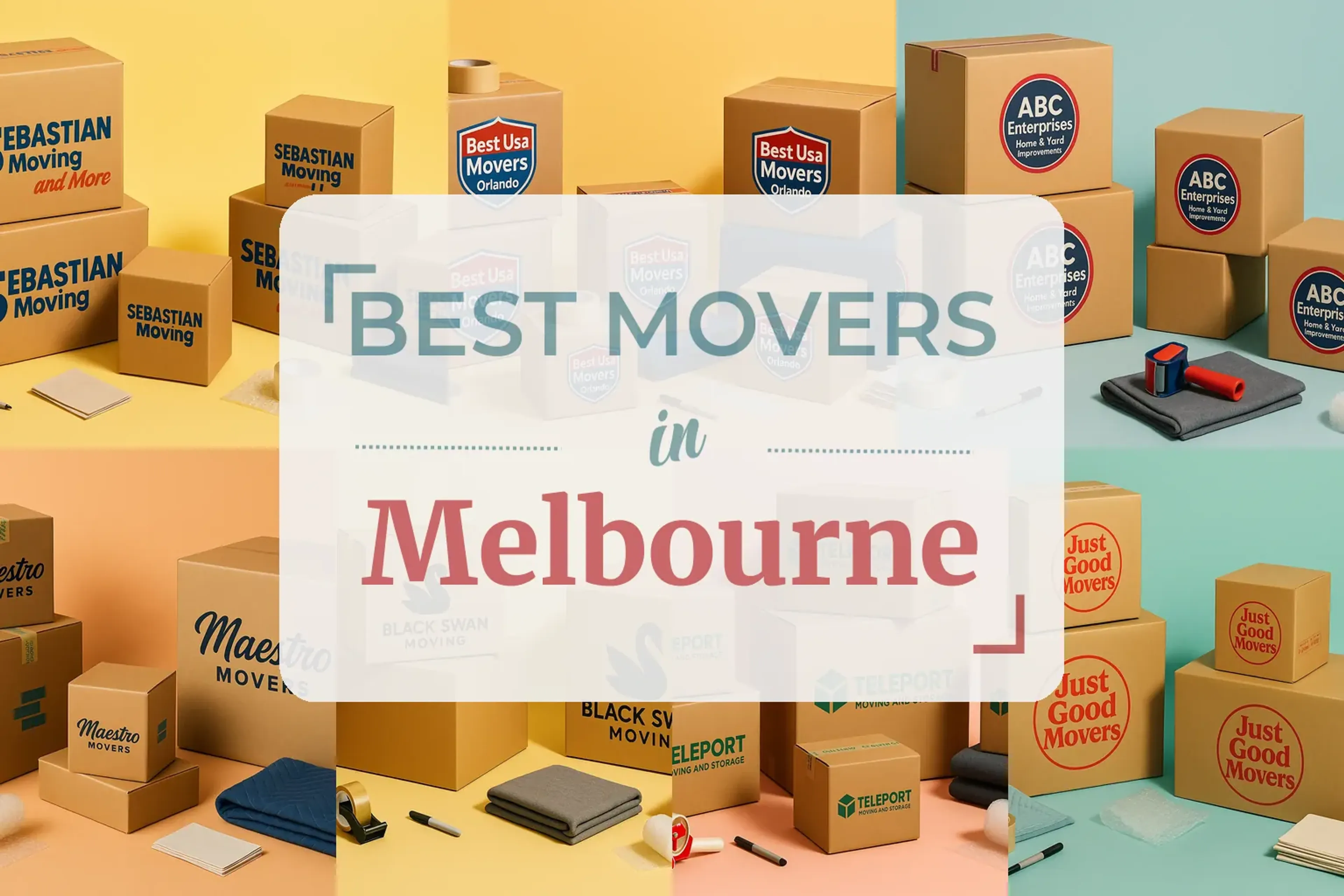 Side-by-side comparison of Melbourne moving companies