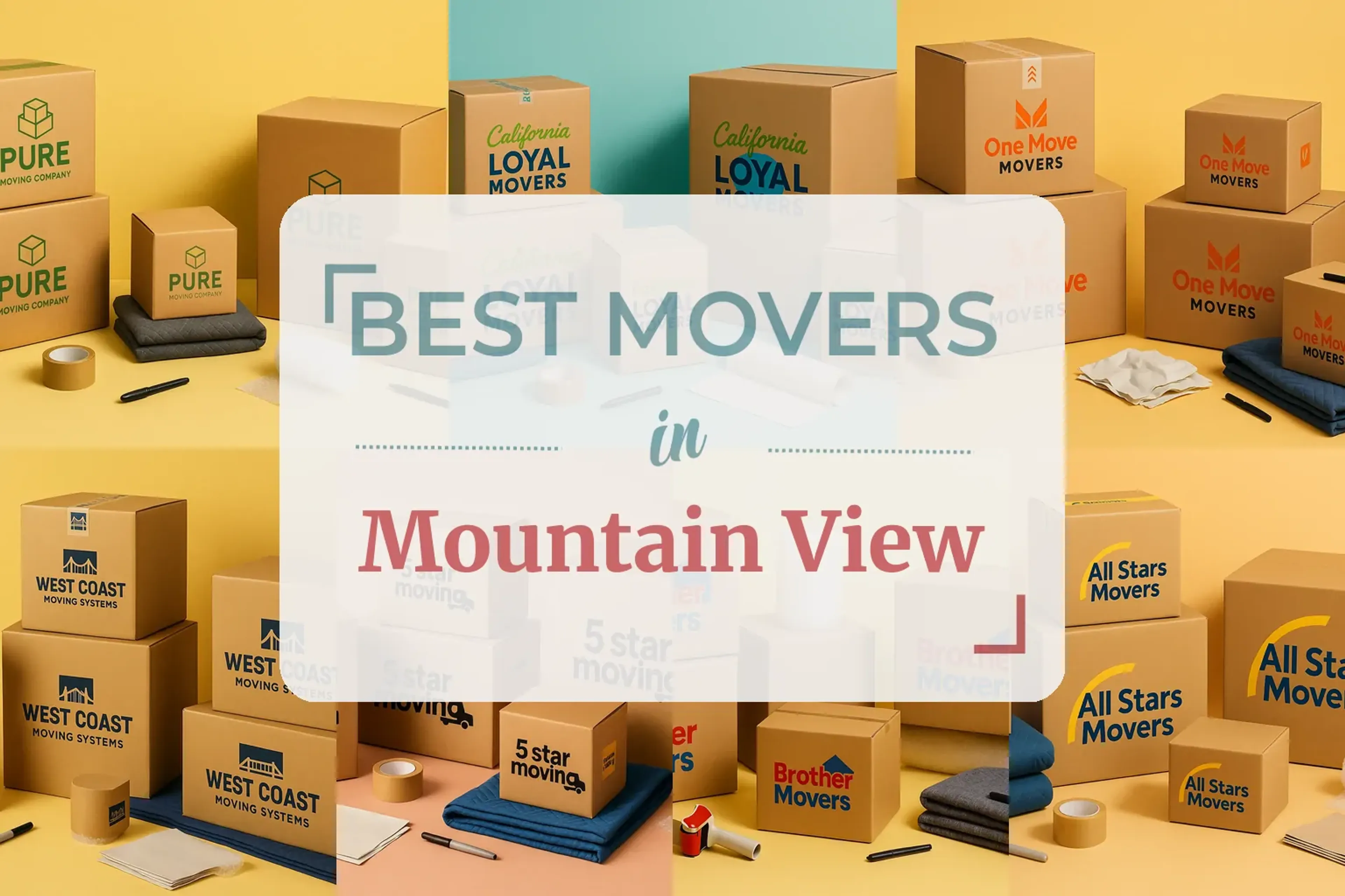 Side-by-side comparison of Mountain View moving companies
