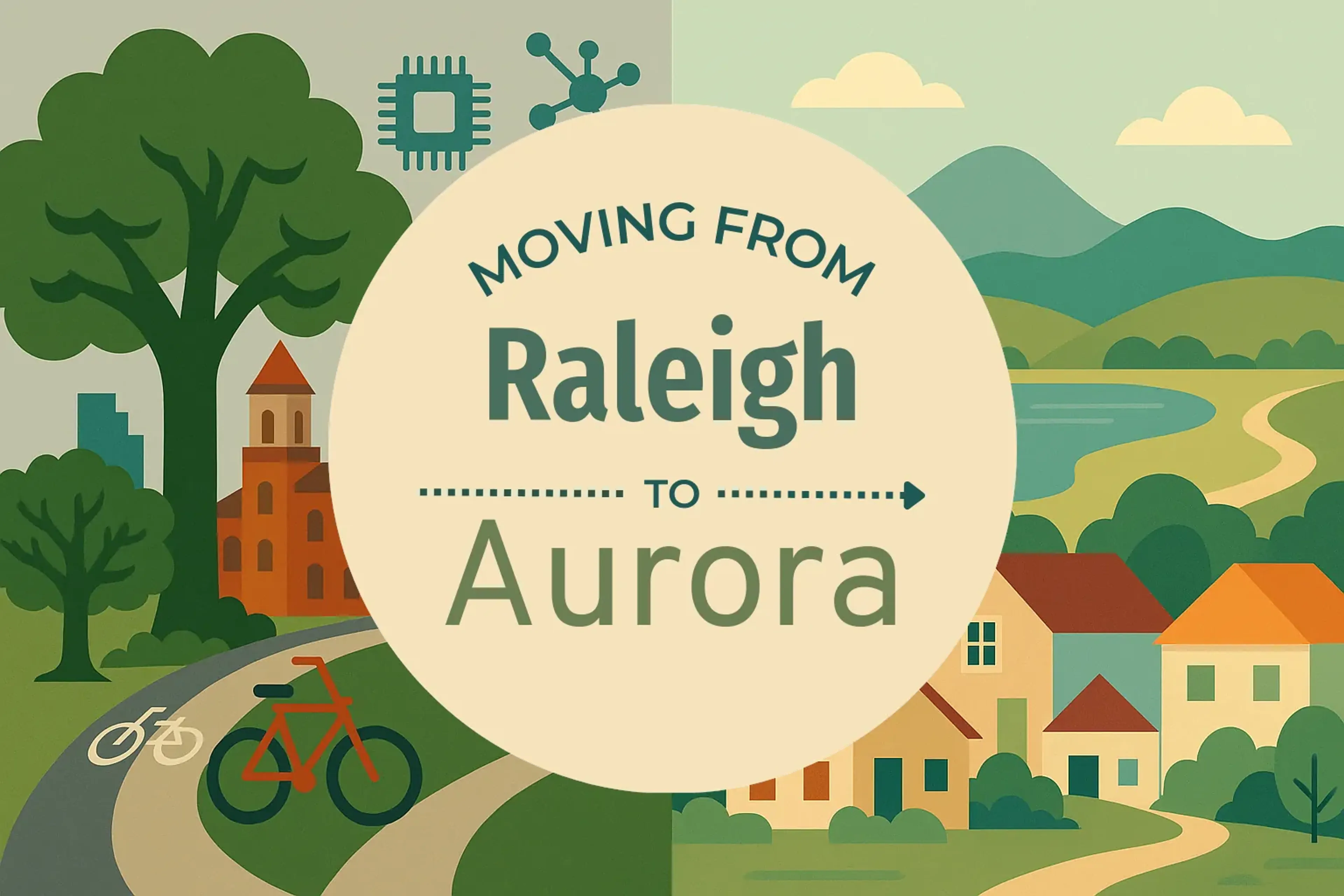 Side-by-side comparison of Raleigh to Aurora moving companies