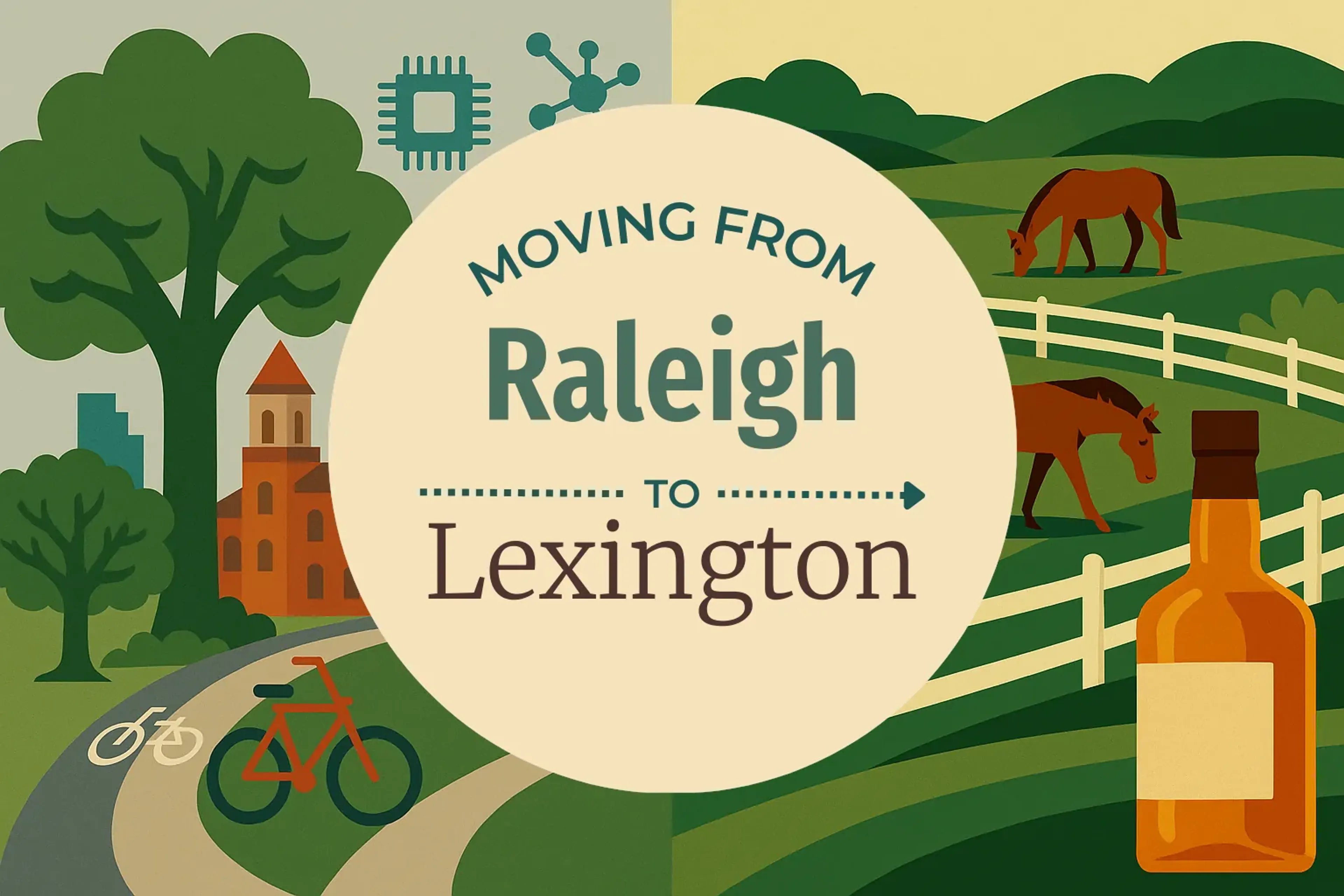 Side-by-side comparison of Raleigh to Lexington moving companies
