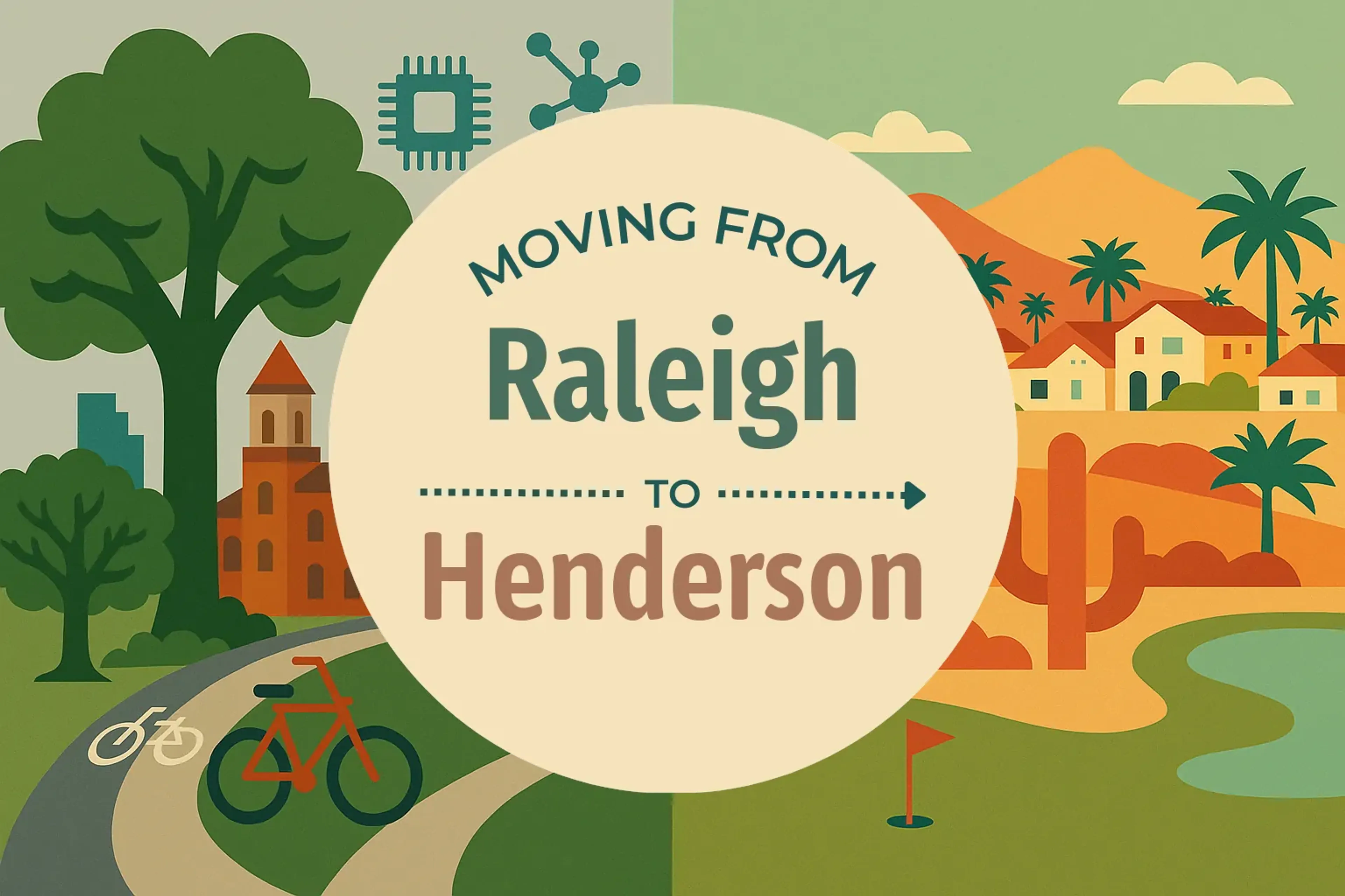 Side-by-side comparison of Raleigh to Henderson moving companies