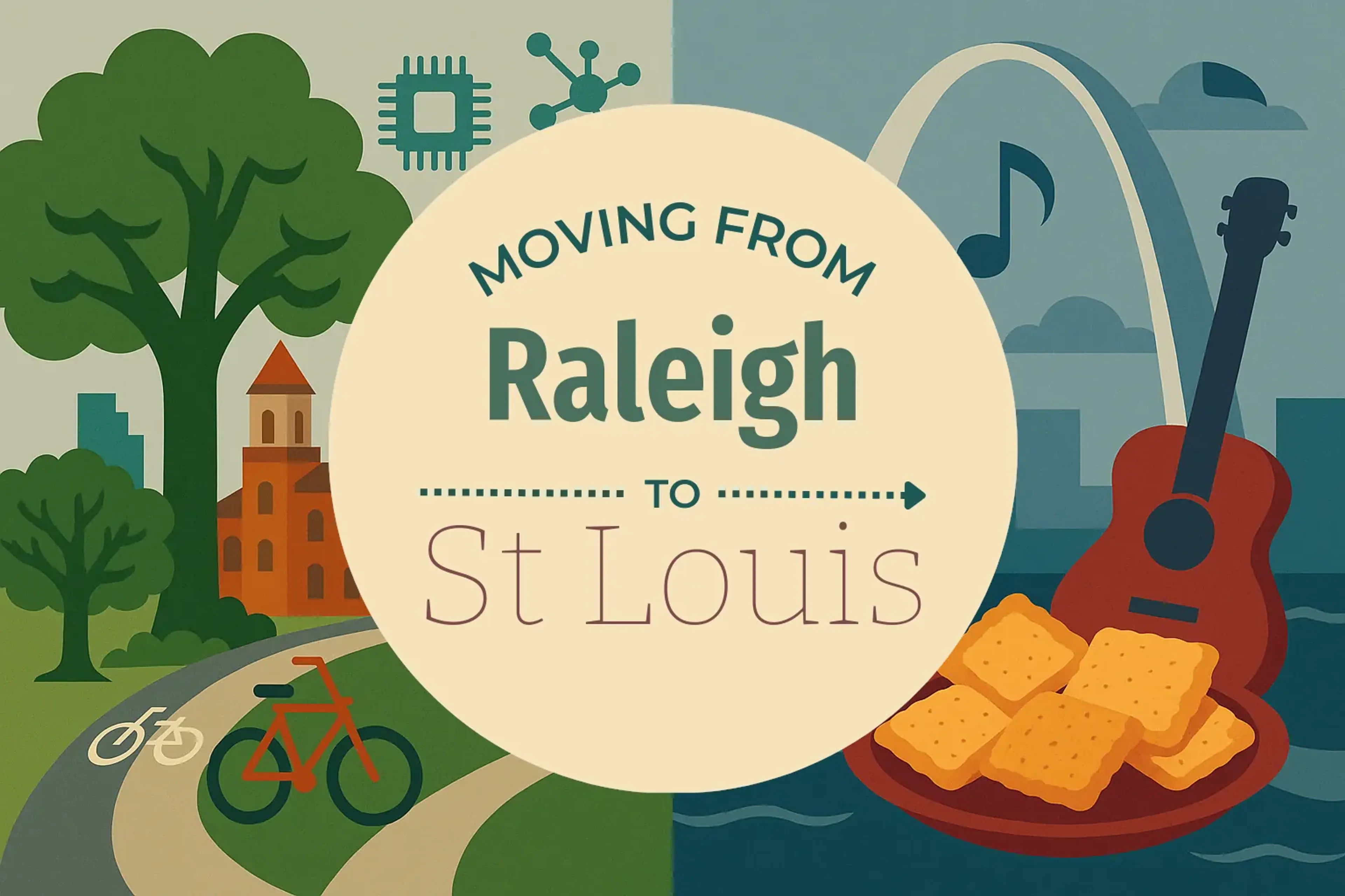 Side-by-side comparison of Raleigh to St. Louis moving companies