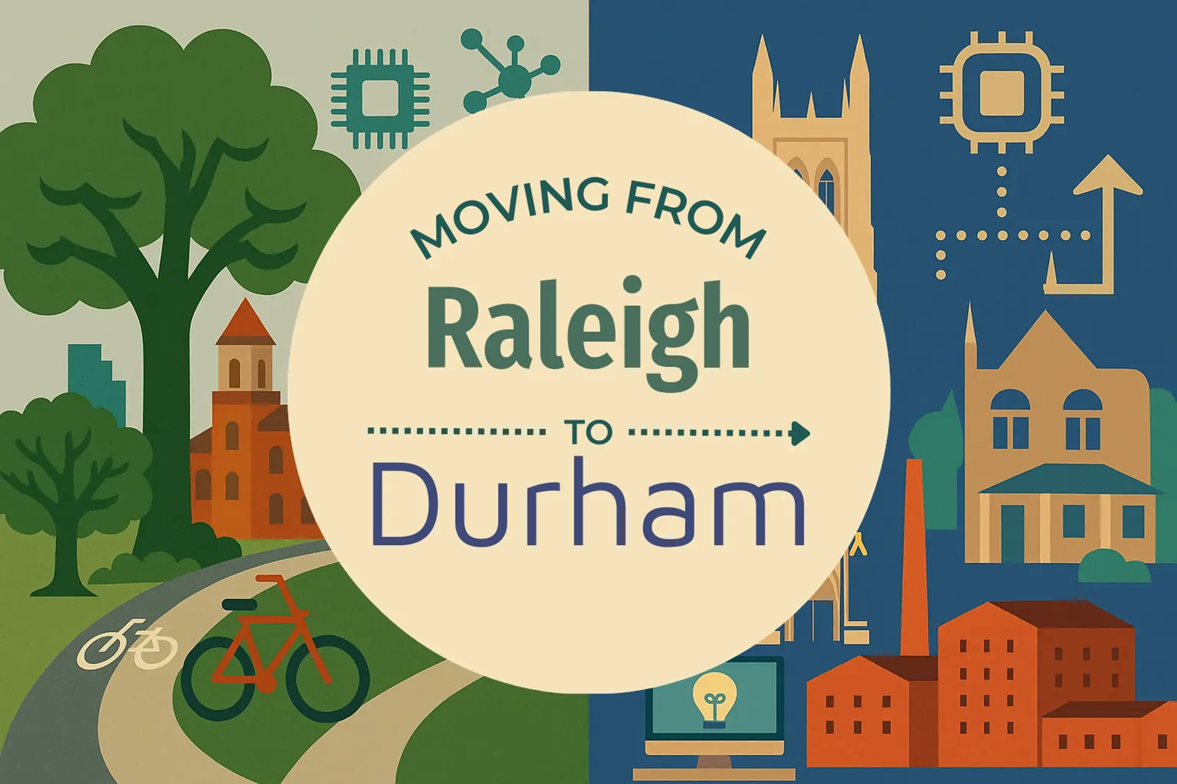 Side-by-side comparison of Raleigh to Durham moving companies