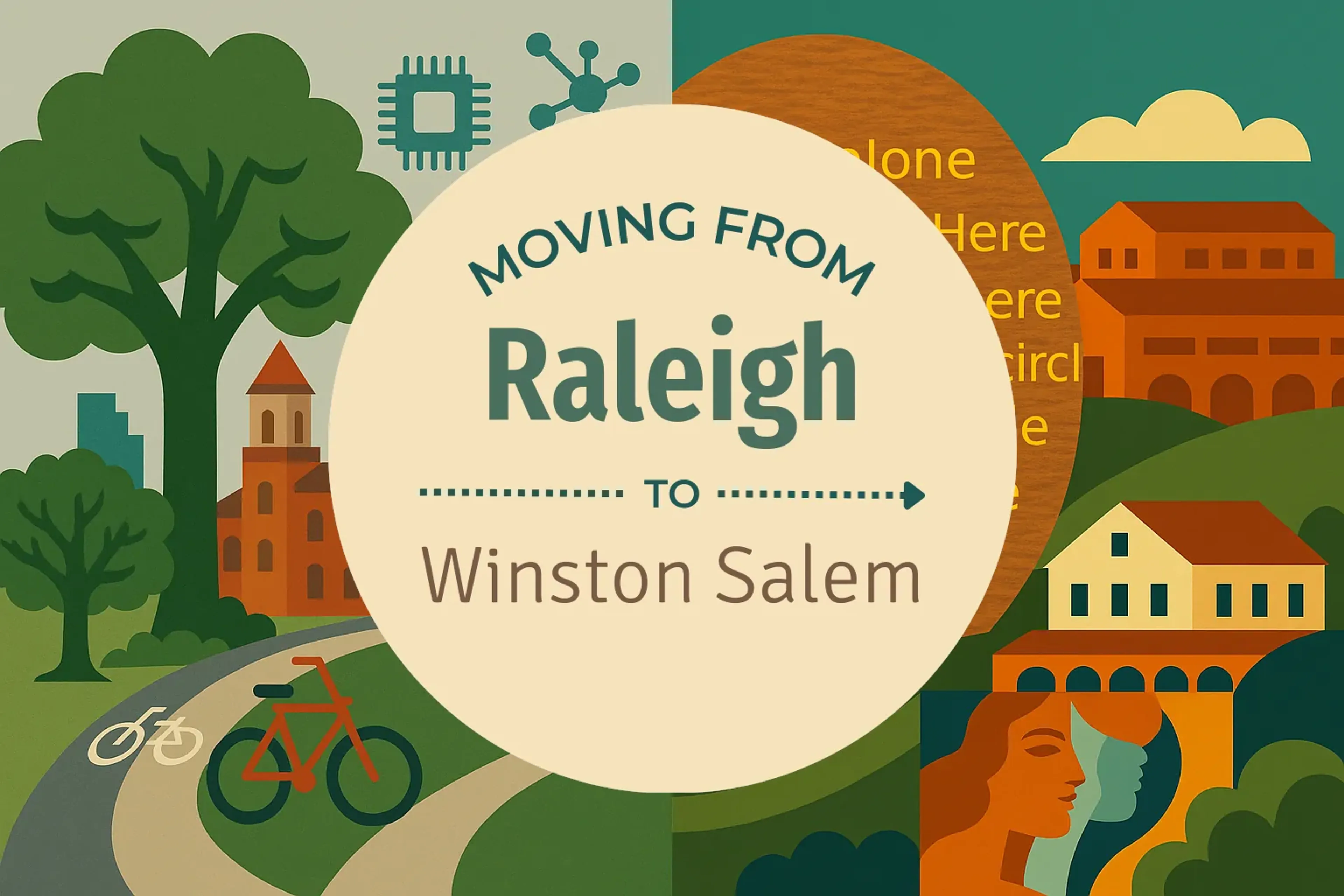 Side-by-side comparison of Raleigh to Winston Salem moving companies