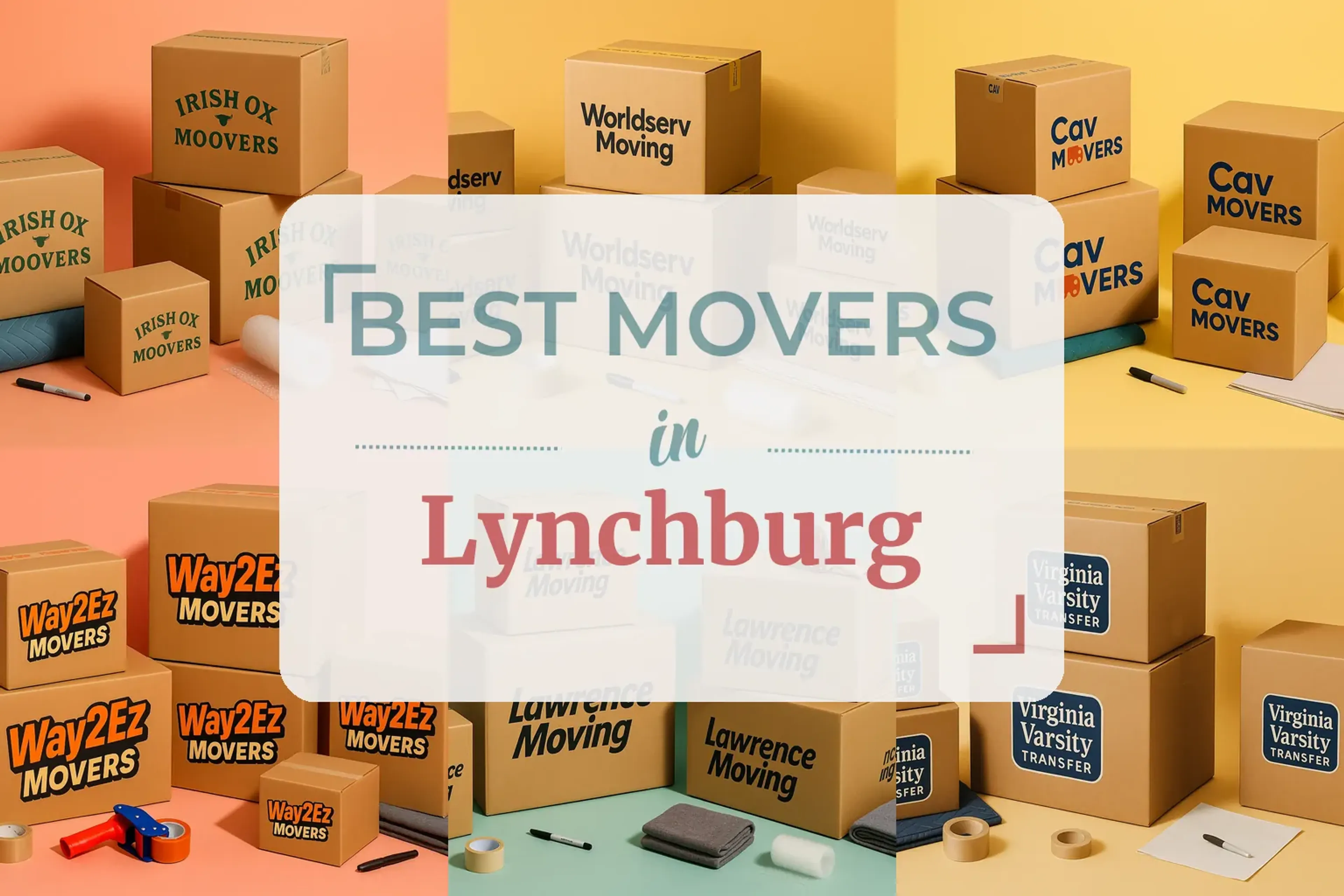 Side-by-side comparison of Lynchburg moving companies