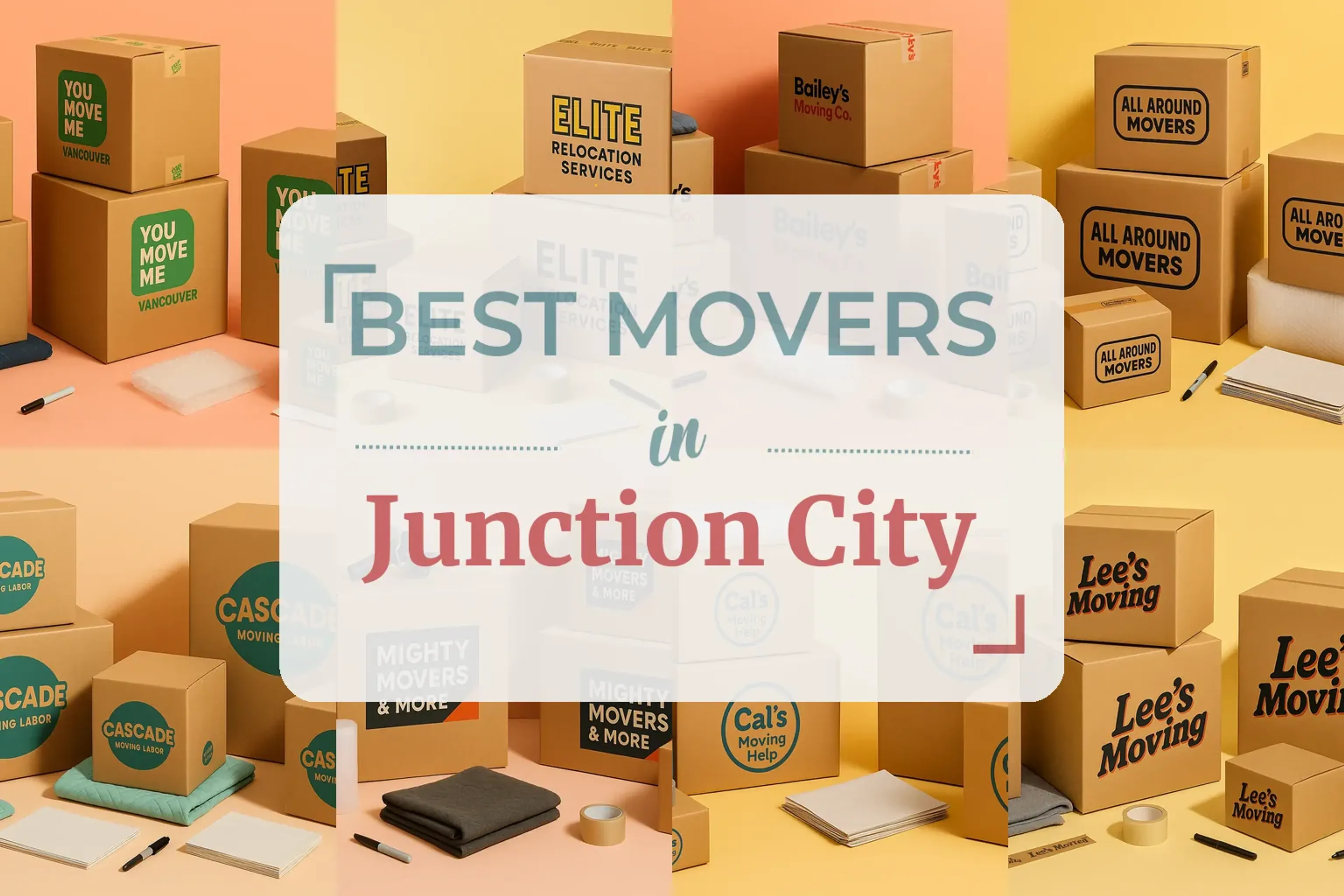 Side-by-side comparison of Junction City moving companies