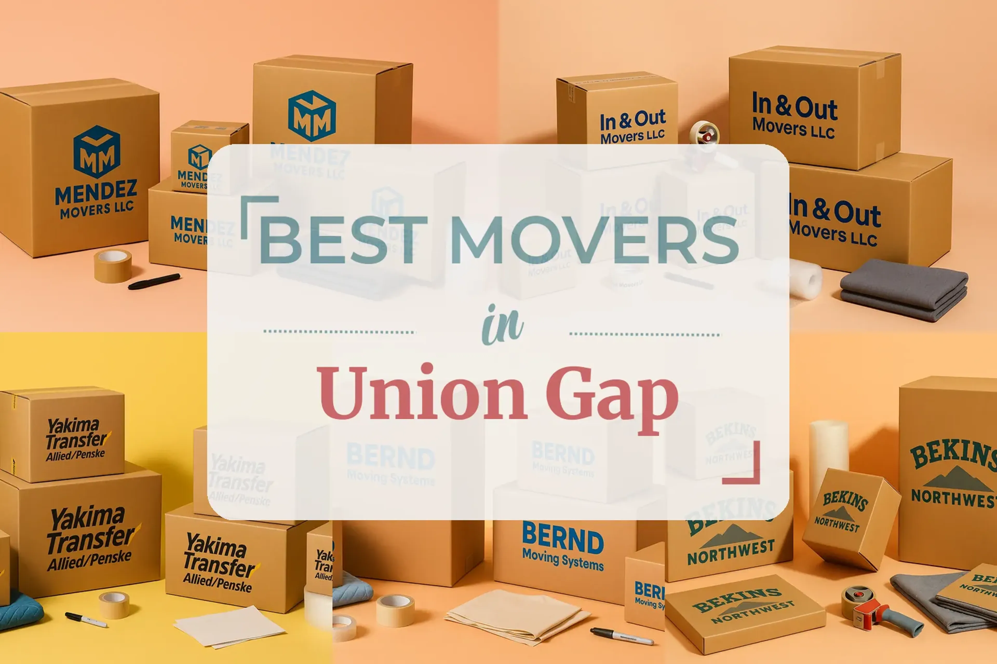 Side-by-side comparison of Union Gap moving companies