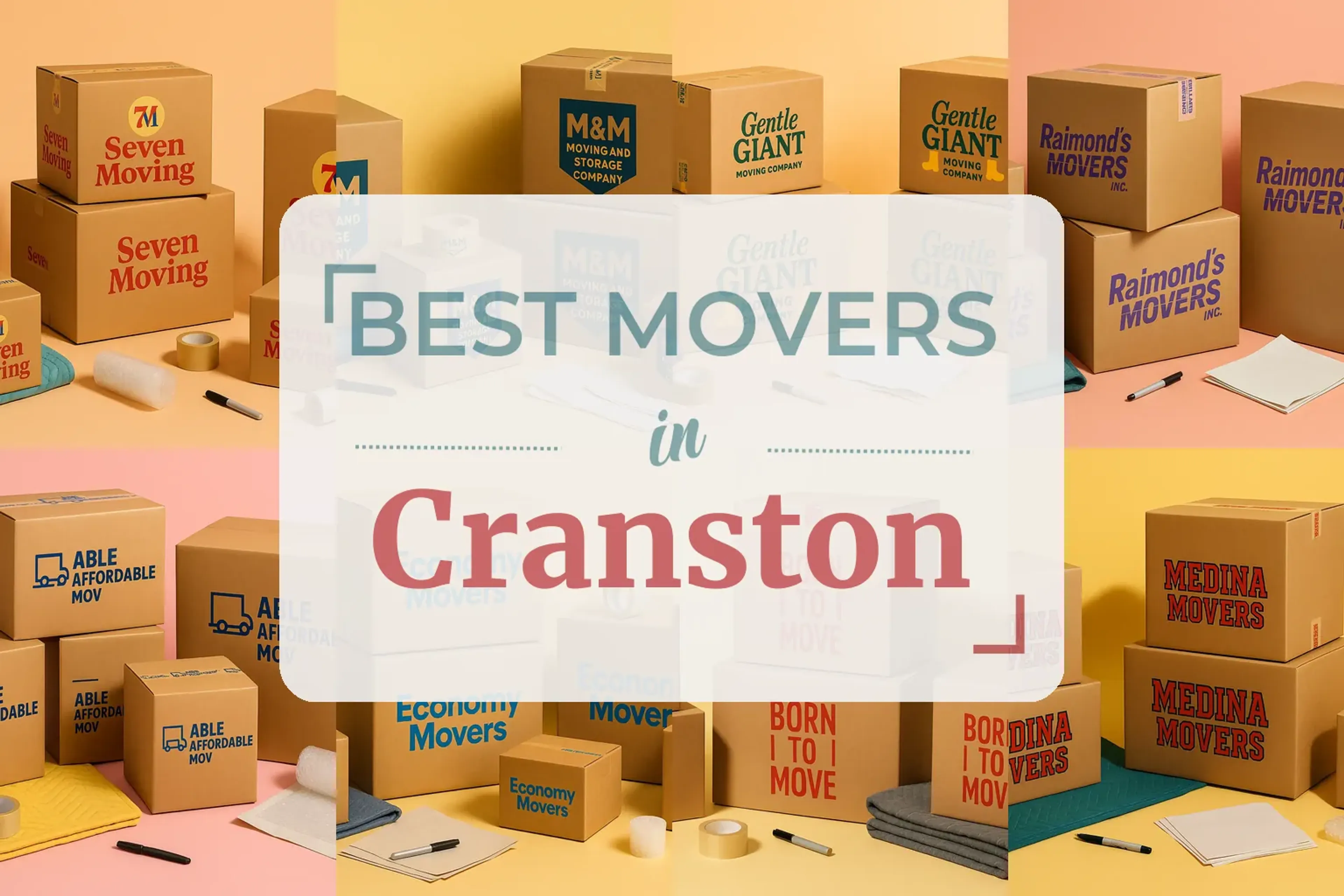 Side-by-side comparison of Cranston moving companies