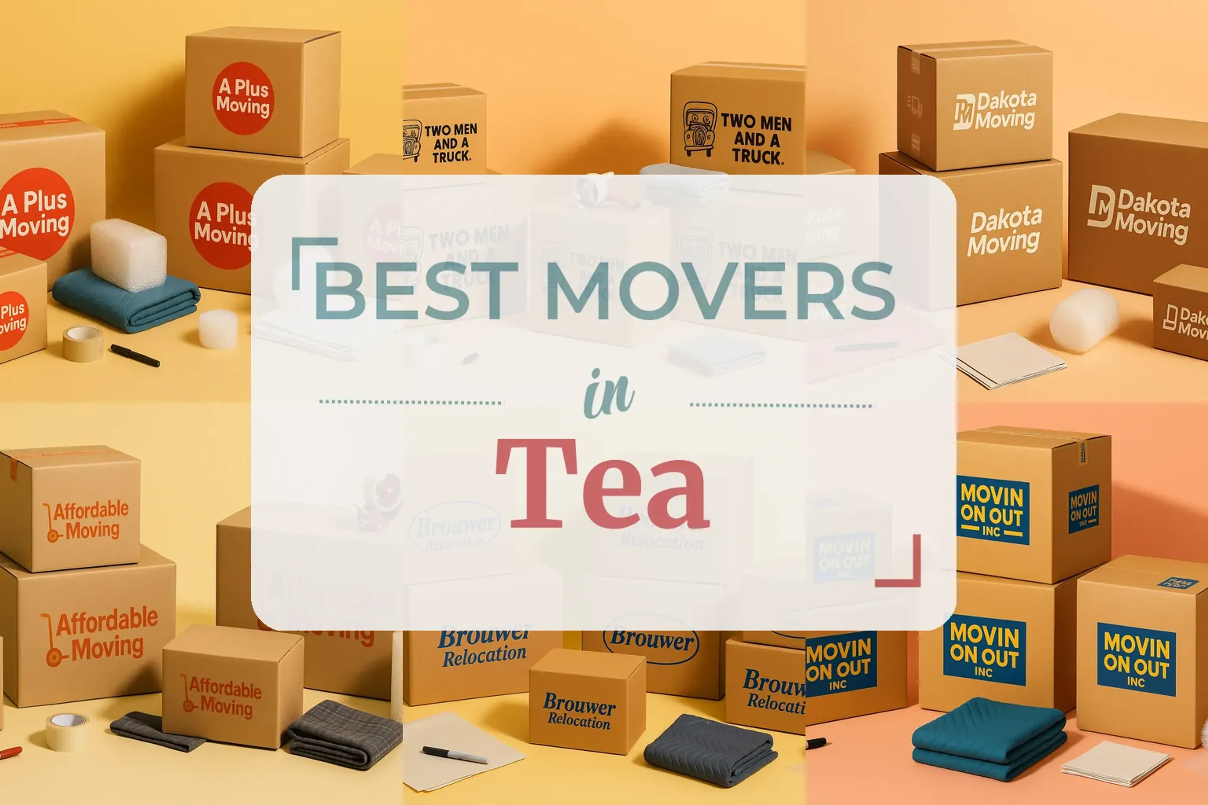 Side-by-side comparison of Tea moving companies