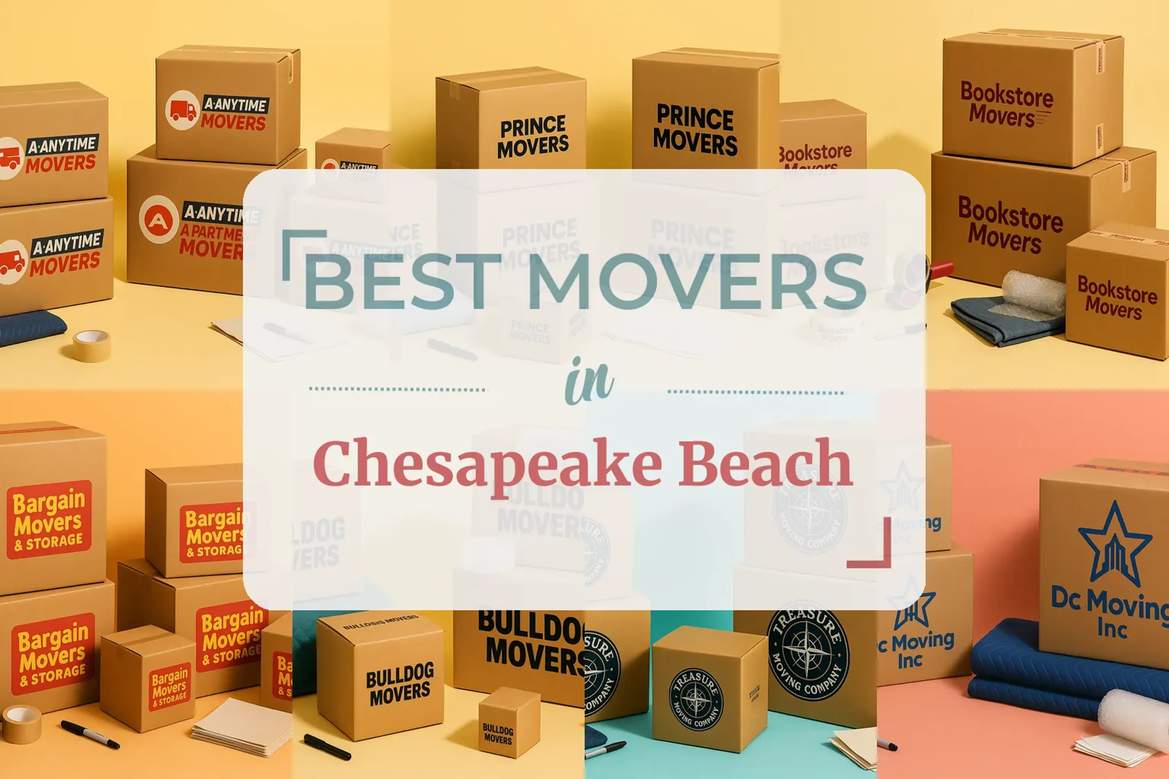 Side-by-side comparison of Chesapeake Beach moving companies