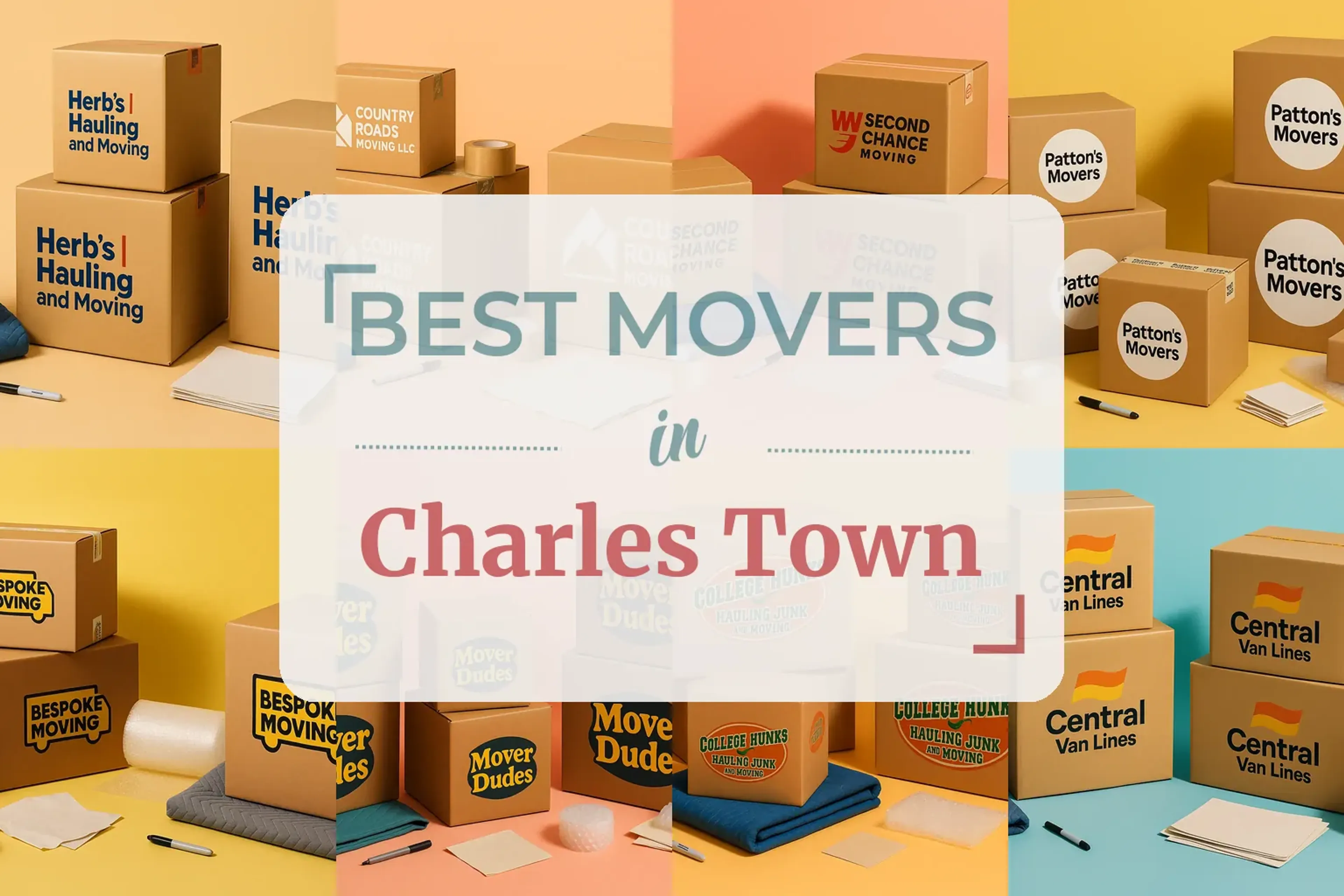Side-by-side comparison of Charles Town moving companies