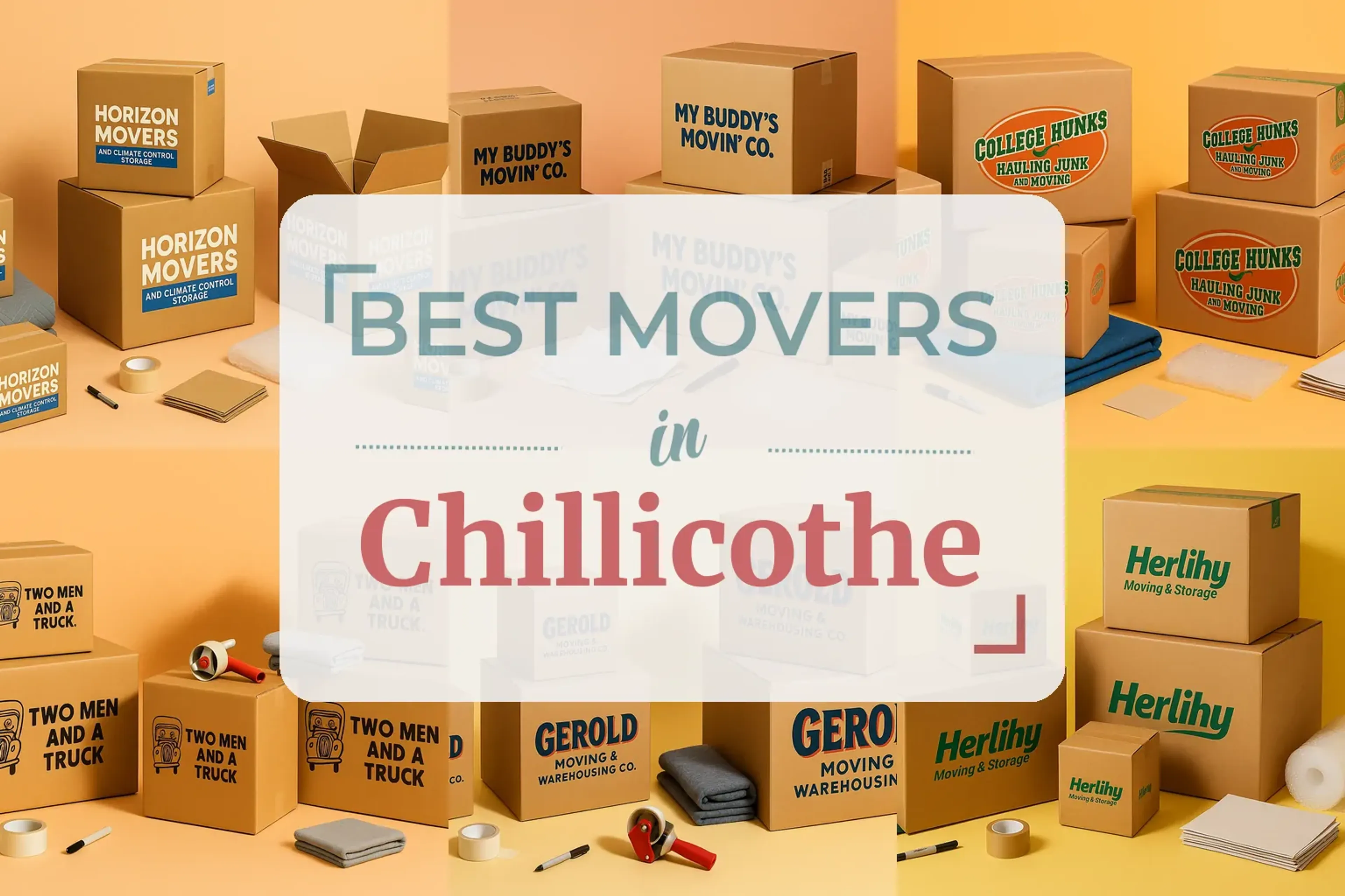 Side-by-side comparison of Chillicothe moving companies