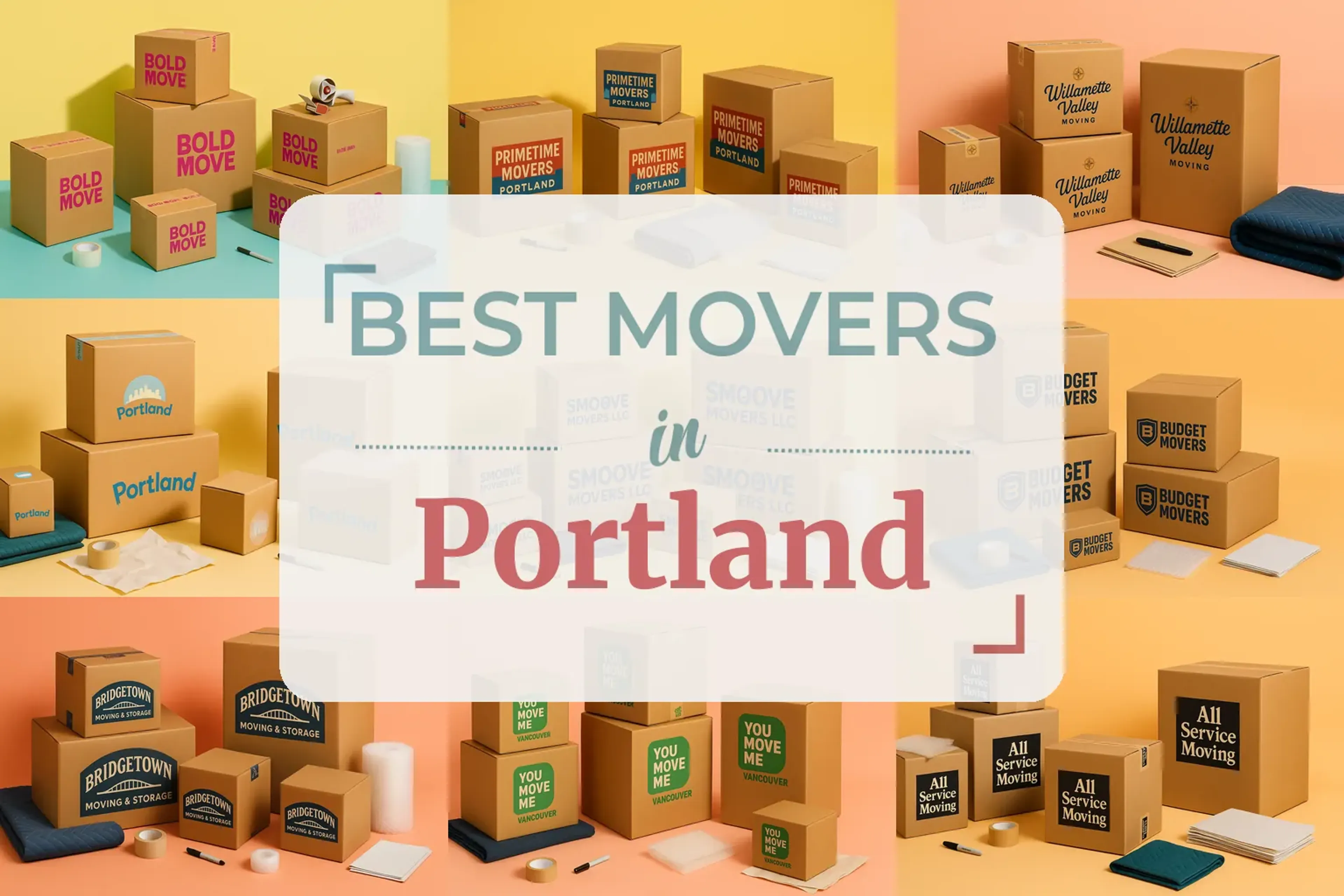 Side-by-side comparison of Portland moving companies