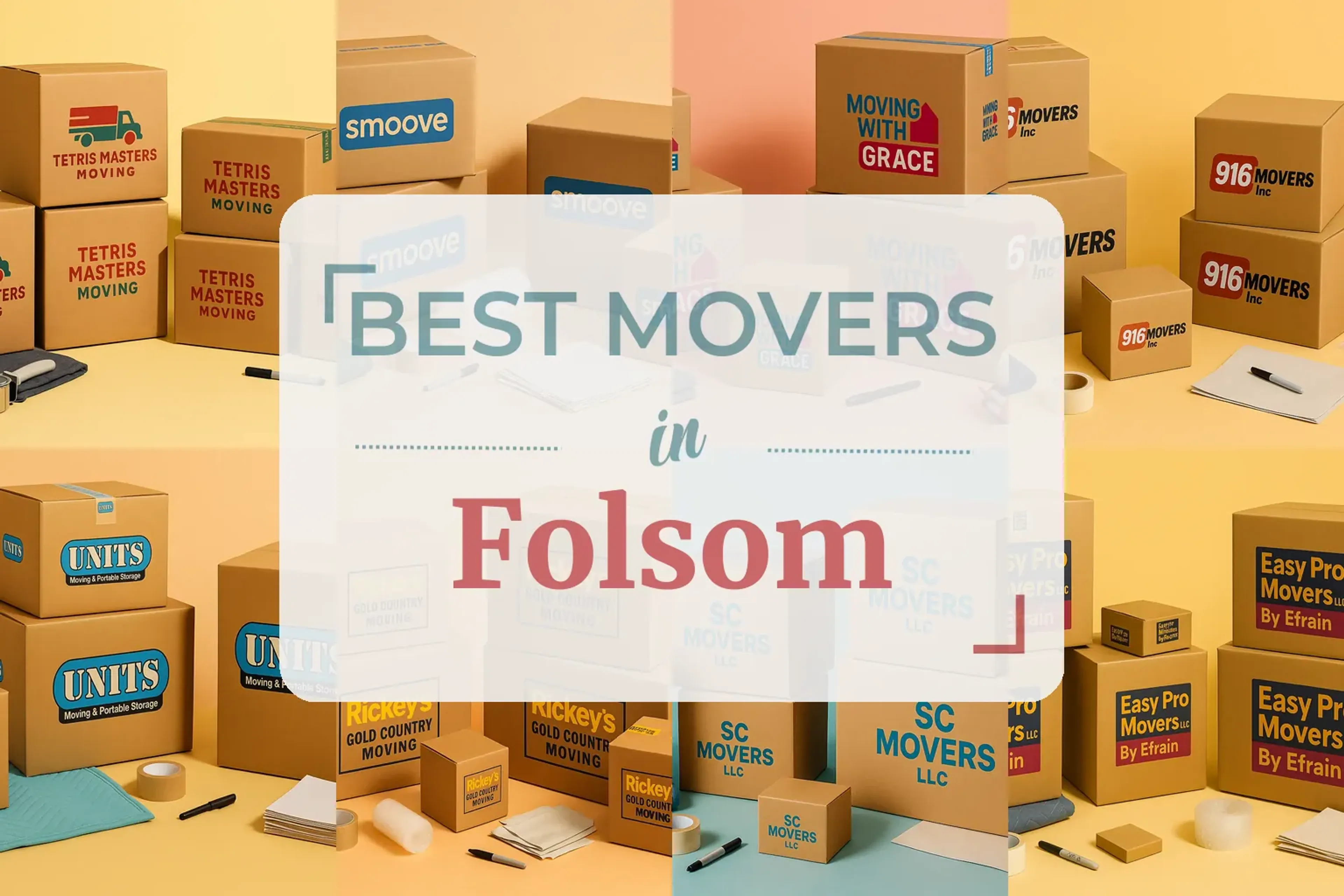 Side-by-side comparison of Folsom moving companies