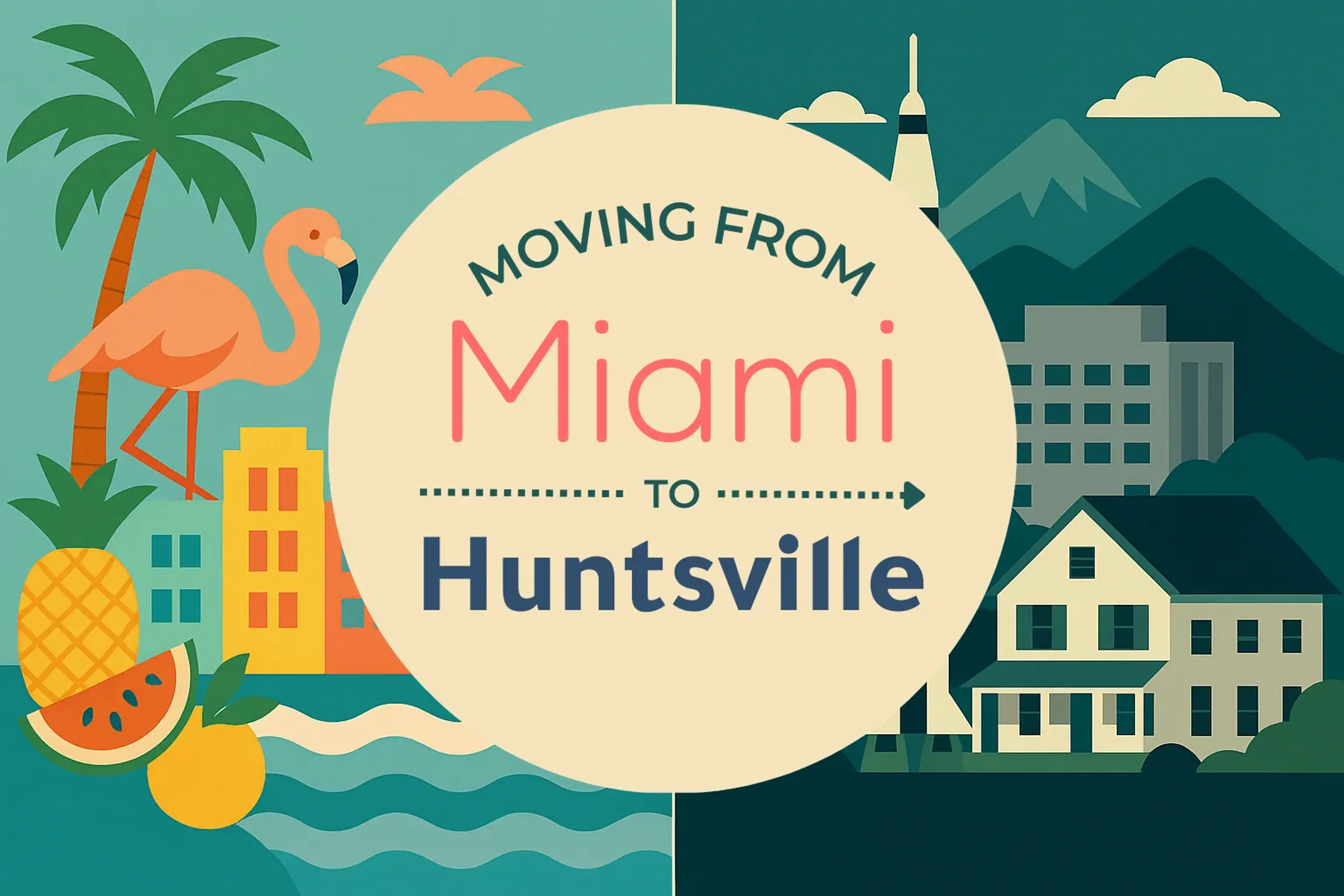 Side-by-side comparison of Miami to Huntsville moving companies