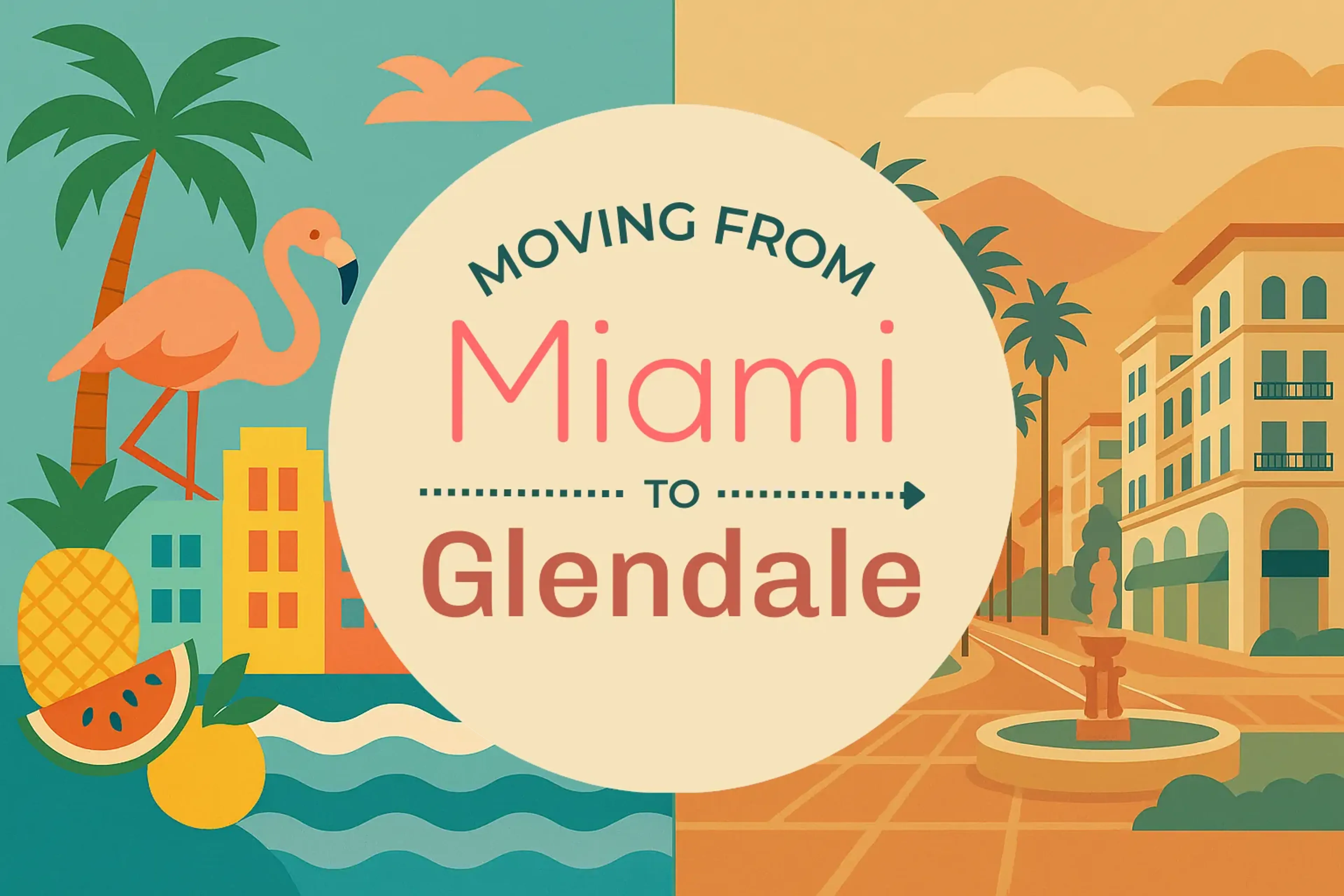 Side-by-side comparison of Miami to Glendale moving companies