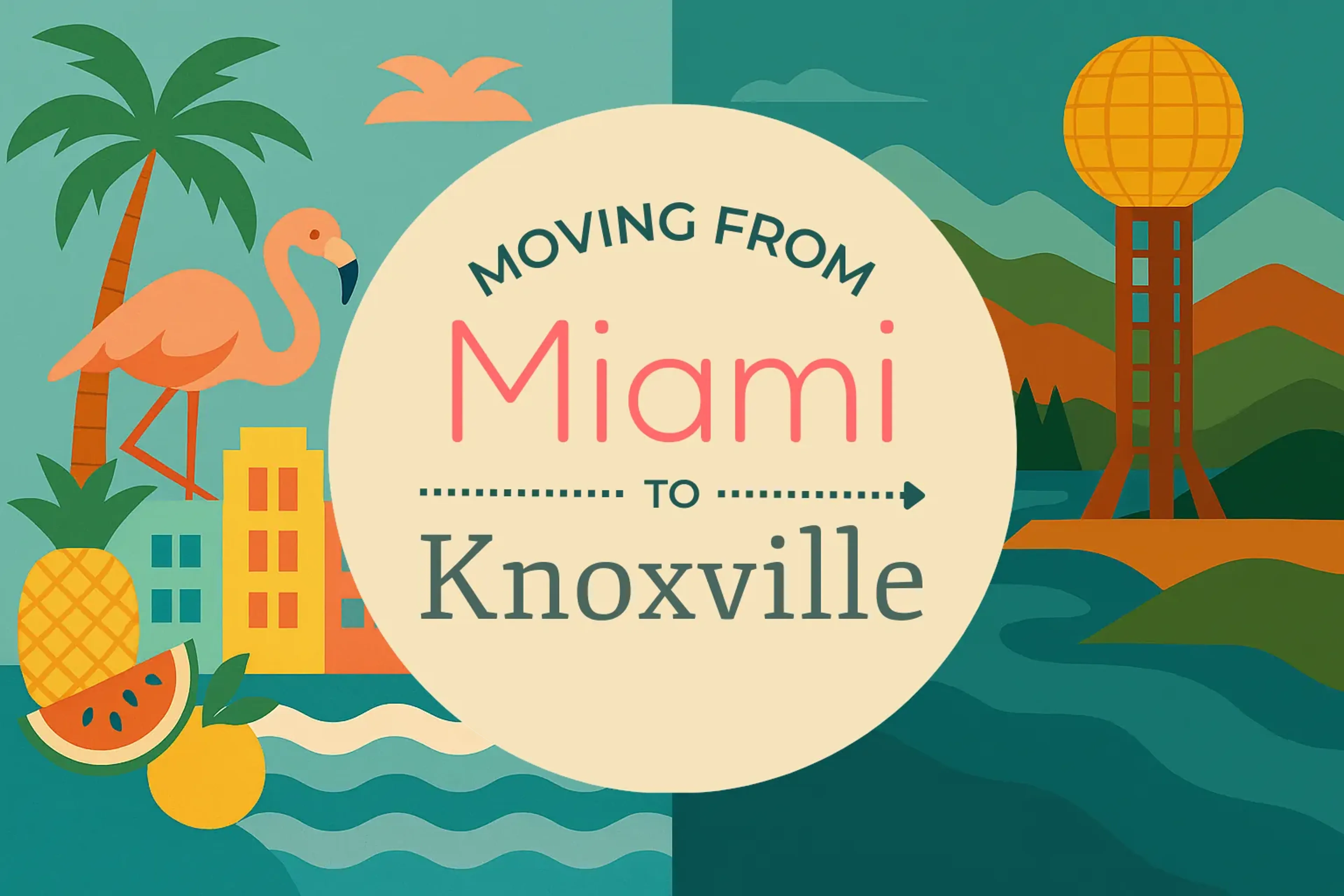 Side-by-side comparison of Miami to Knoxville moving companies