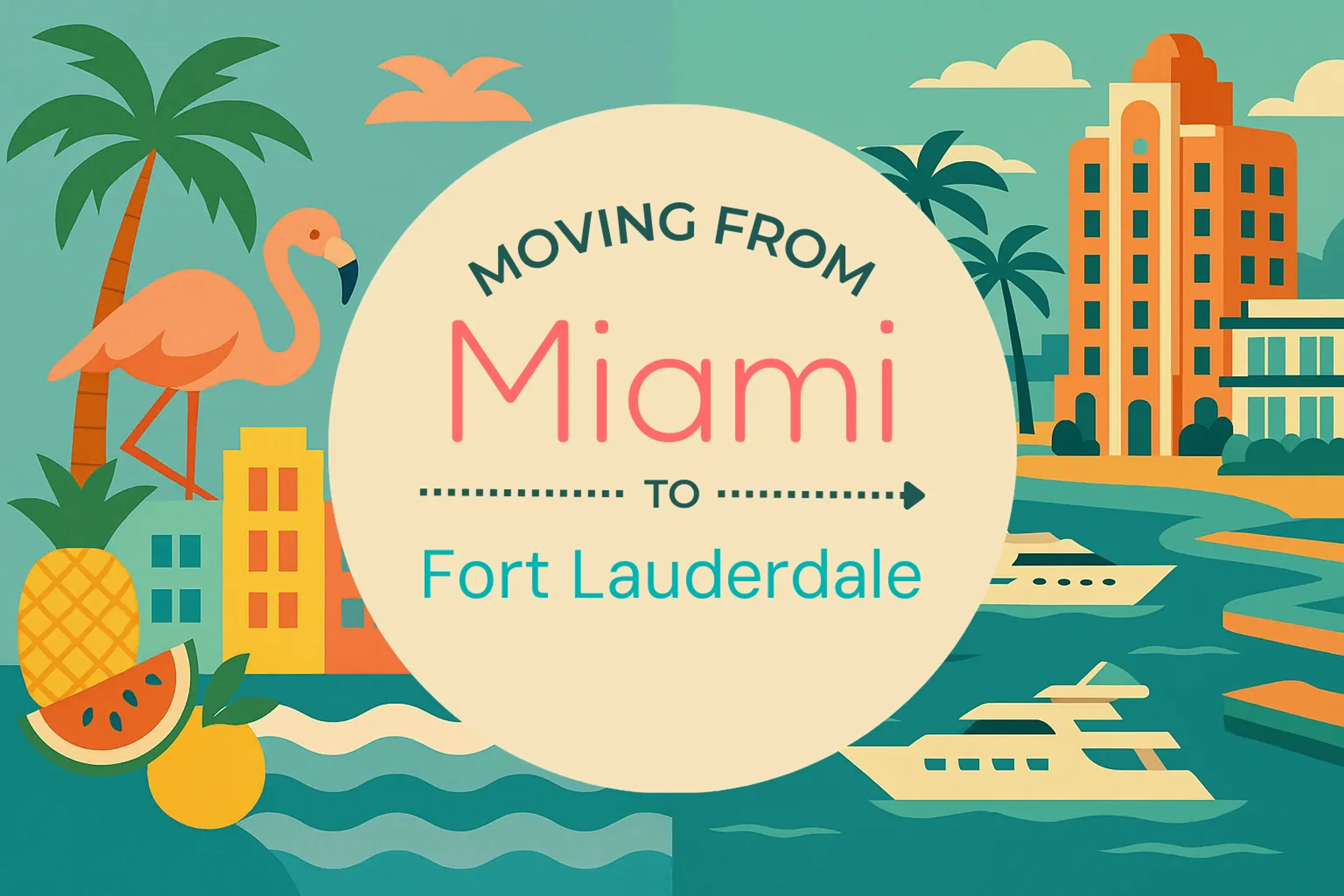 Side-by-side comparison of Miami to Fort Lauderdale moving companies